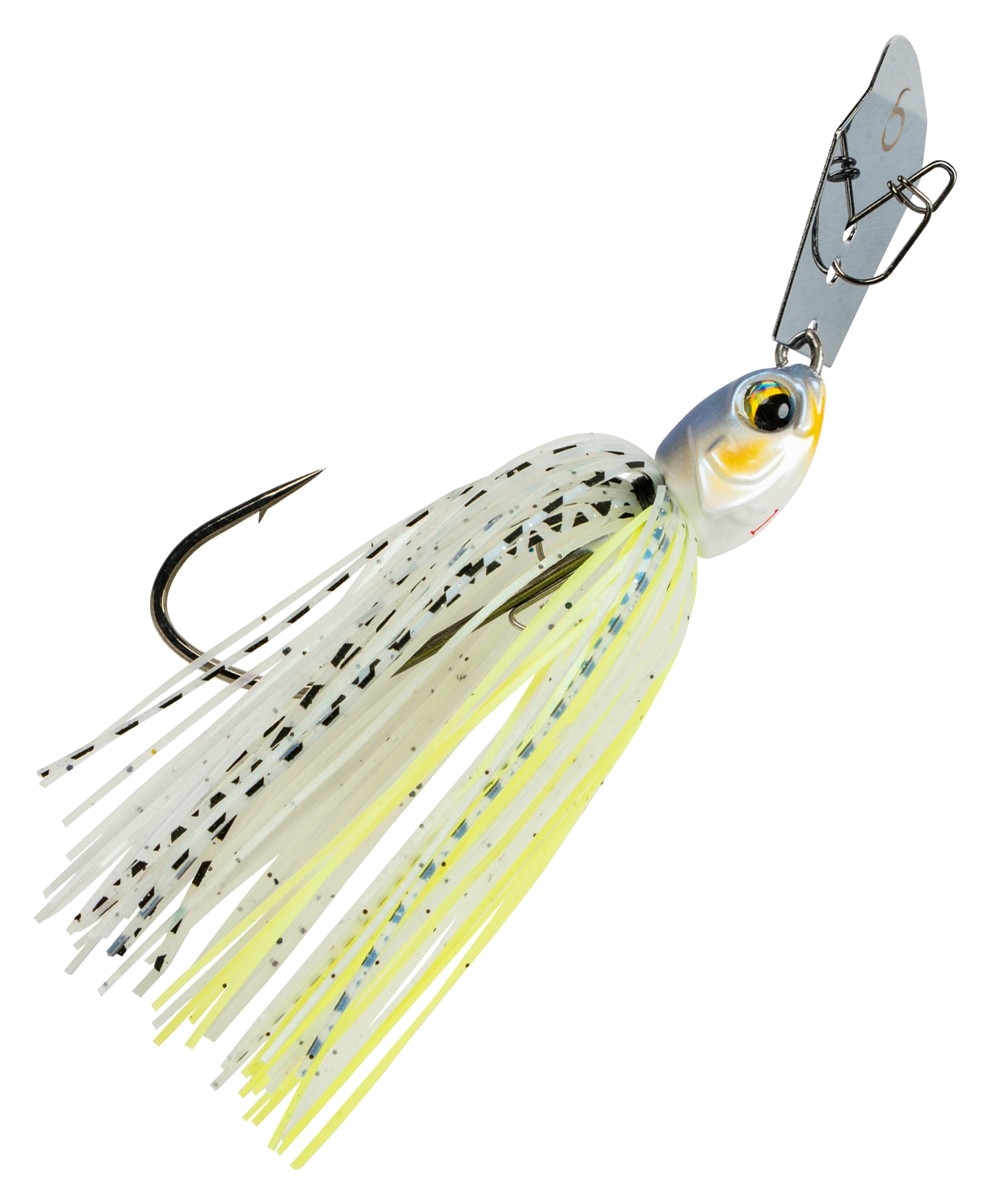 Image of 6th Sense Fishing Jigsaw Bladed Jig - Chartreuse Flash - 3/4 oz.