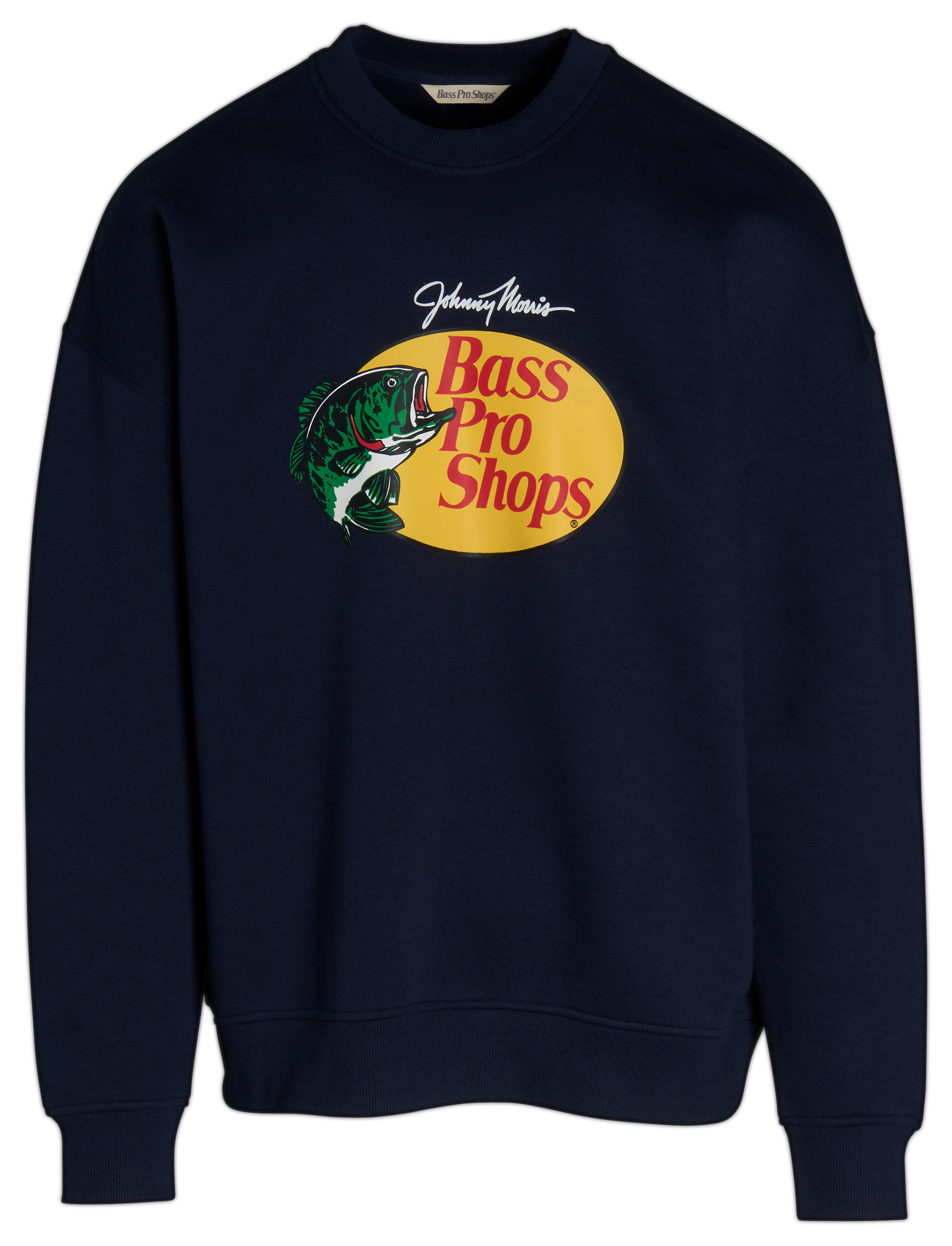 Image of Bass Pro Shops Classic Logo Crew-Neck Sweatshirt - Navy