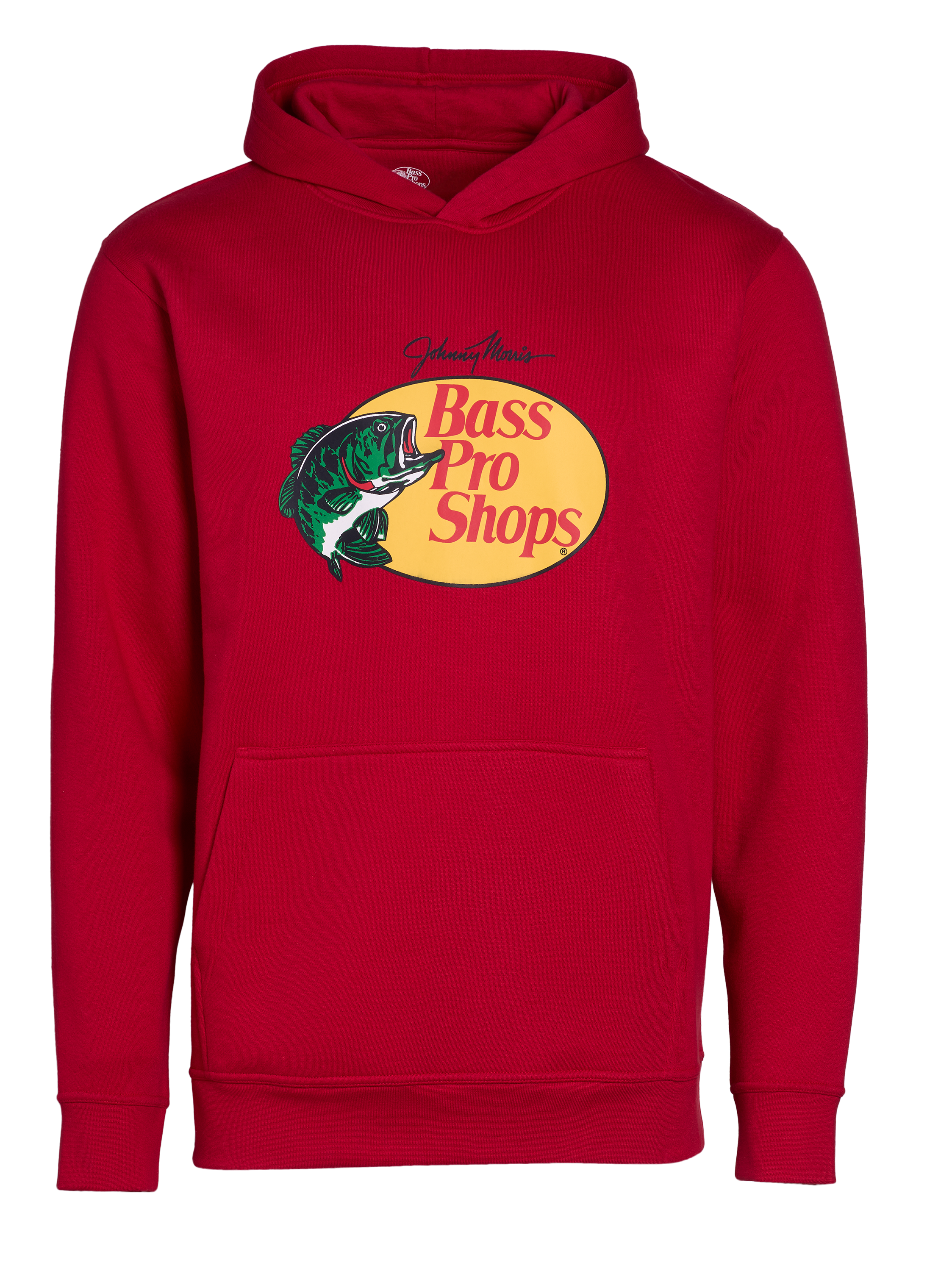 Image of Bass Pro Shops Chest Logo Hoodie - Red