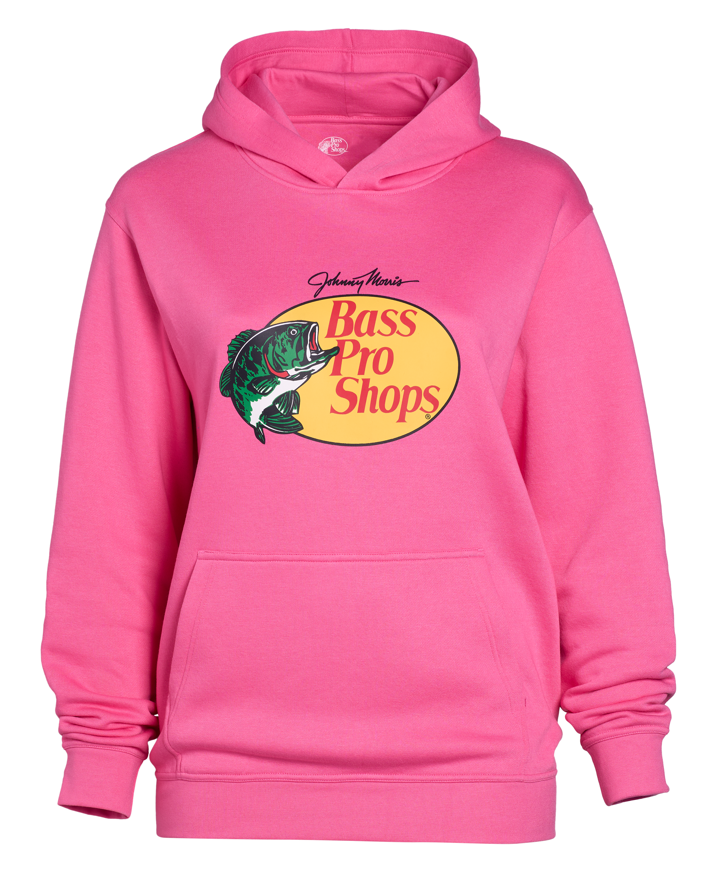 Image of Bass Pro Shops Chest Logo Hoodie - Pink