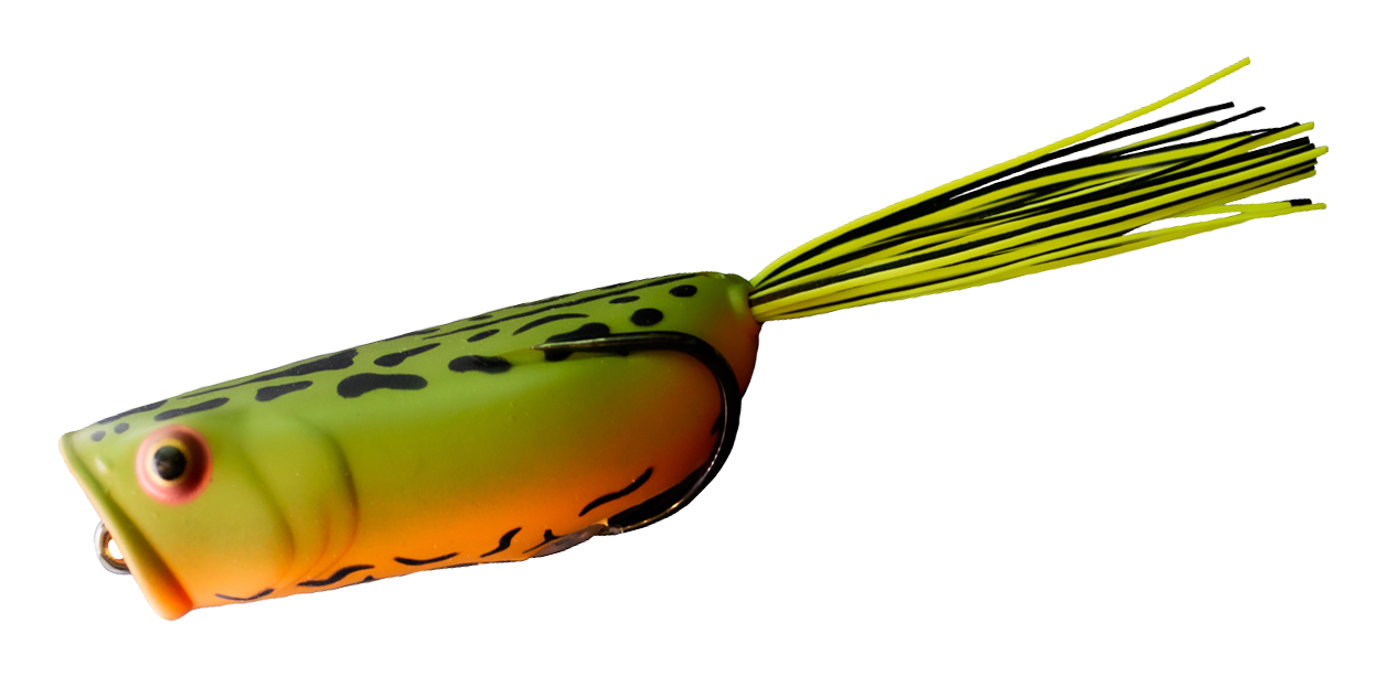 Image of Toad Thumper Lure Co. Poppin' Frog - Fire Toad