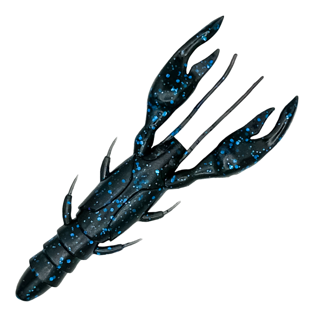 Image of Toad Thumper Lure Co. Bad Craw - Black Blue Flake