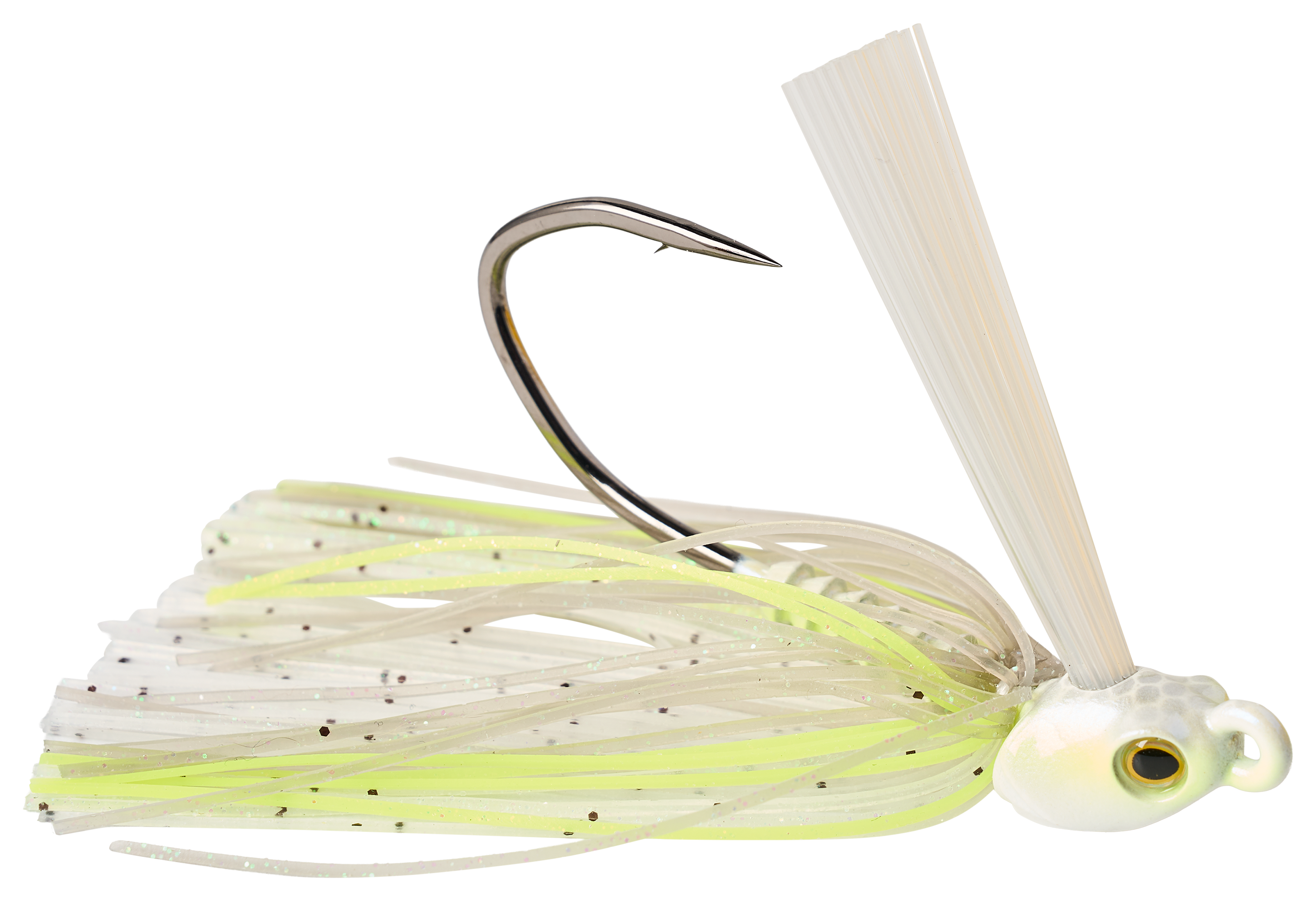 Image of Toad Thumper Lure Co. Hydra HD Braid Swim Jig - Chartreuse Shad - 3/8 oz.