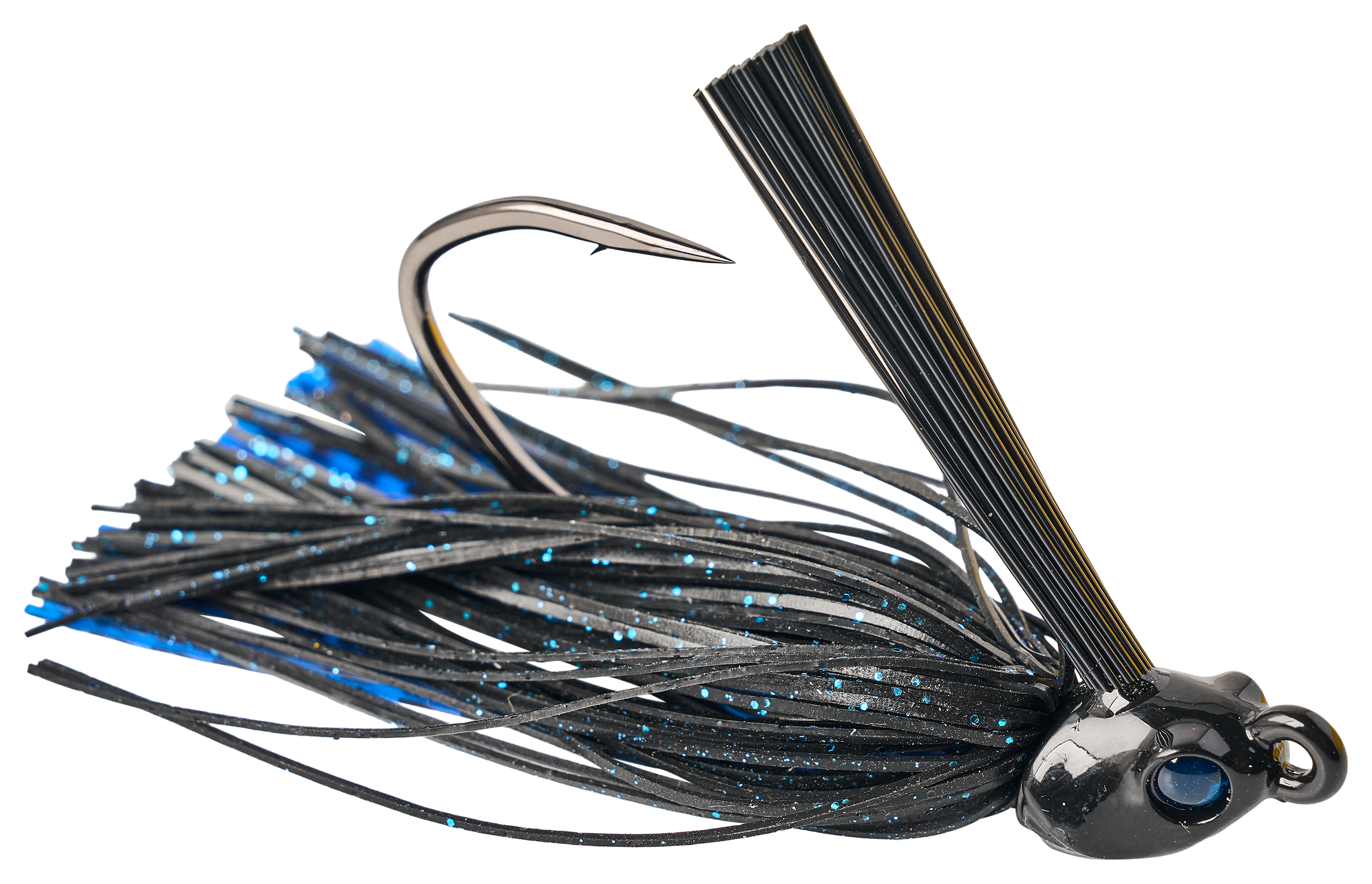 Image of Toad Thumper Hydra HD Braid Swim Jig - Black and Blue - 3/8 oz.