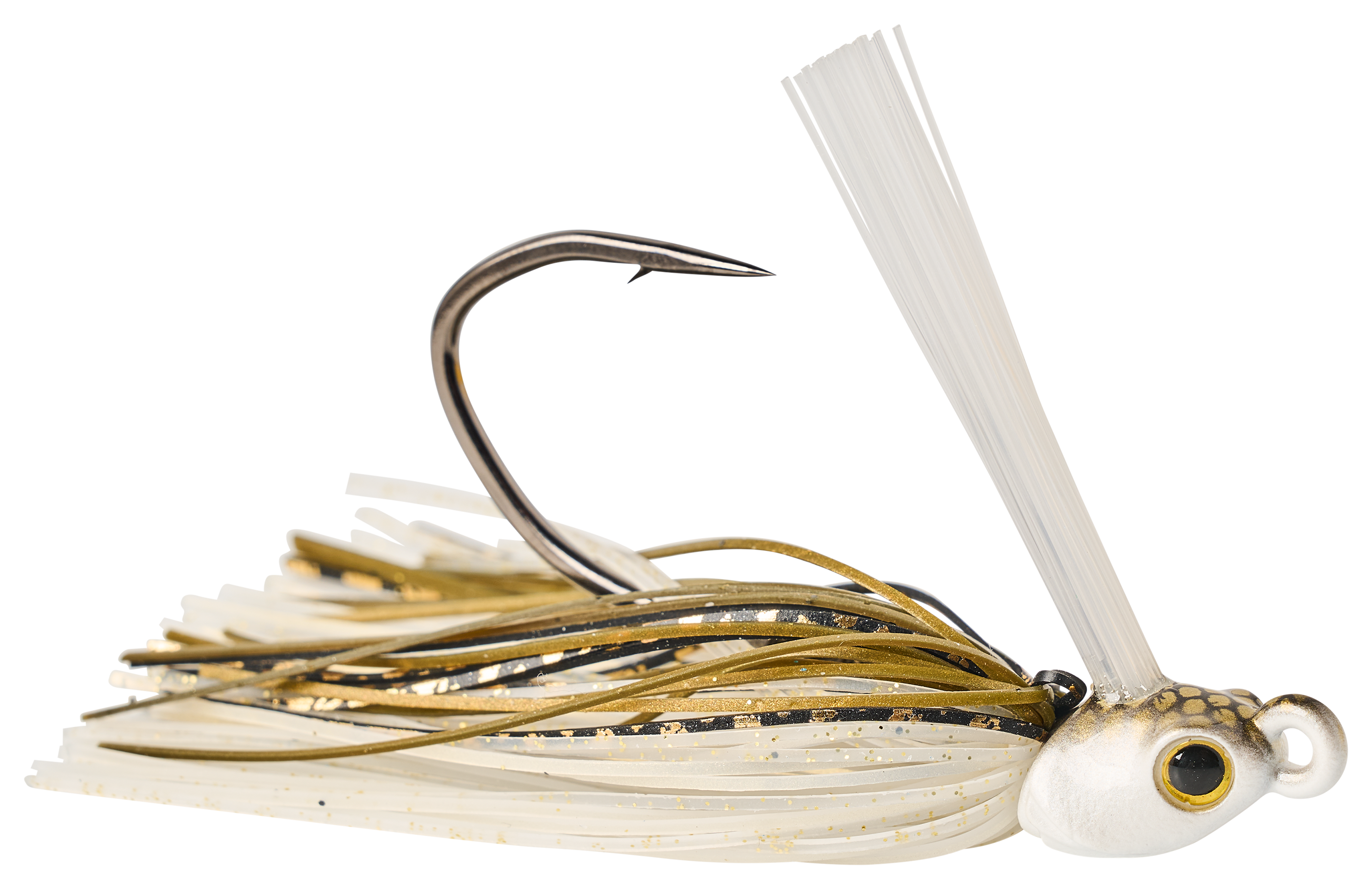 Image of Toad Thumper Lure Co. Hydra HD Braid Swim Jig - Golden Shiner - 3/8 oz.