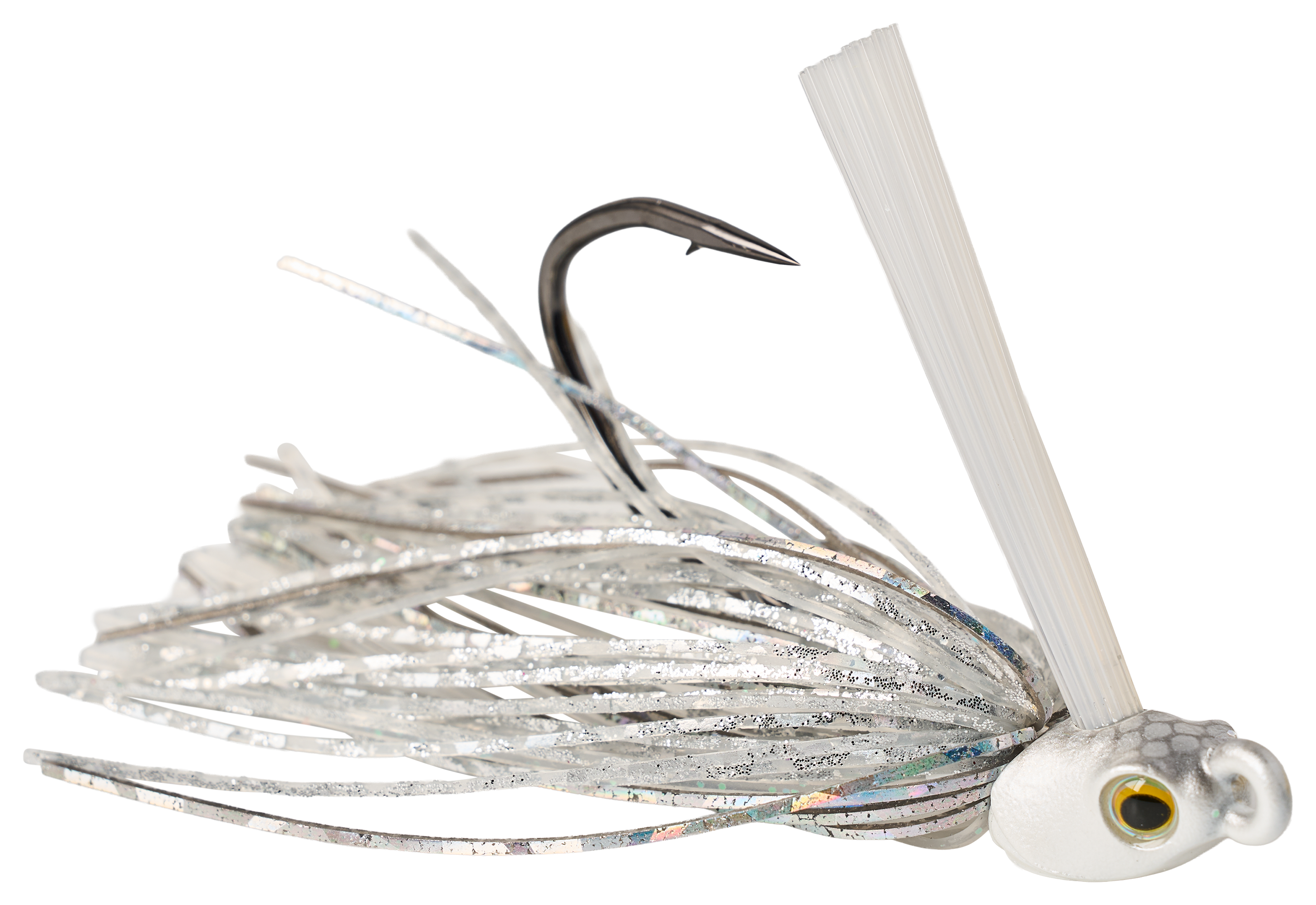Image of Toad Thumper Lure Co. Hydra HD Braid Swim Jig - Electric Shad - 3/8 oz.