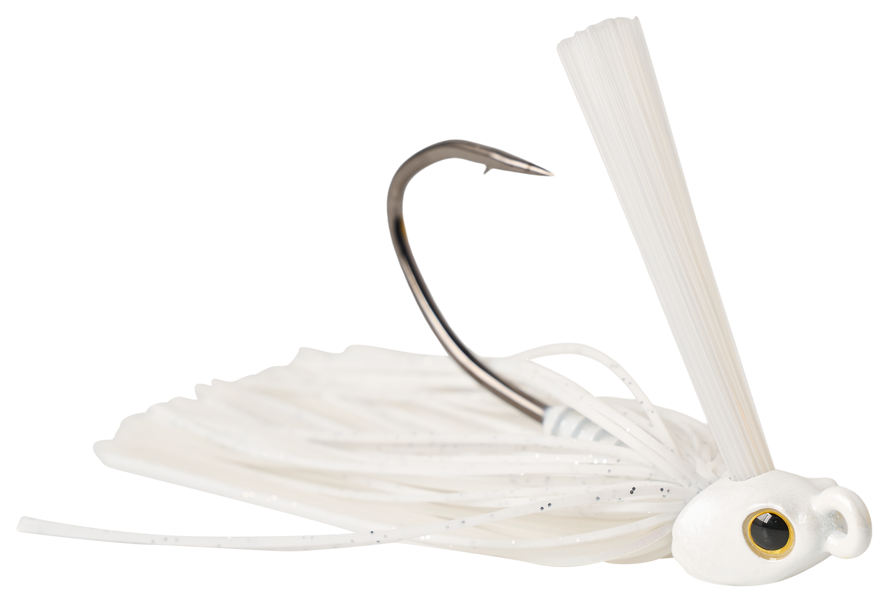 Image of Toad Thumper Hydra HD Braid Swim Jig - Pearl White - 1/4 oz.