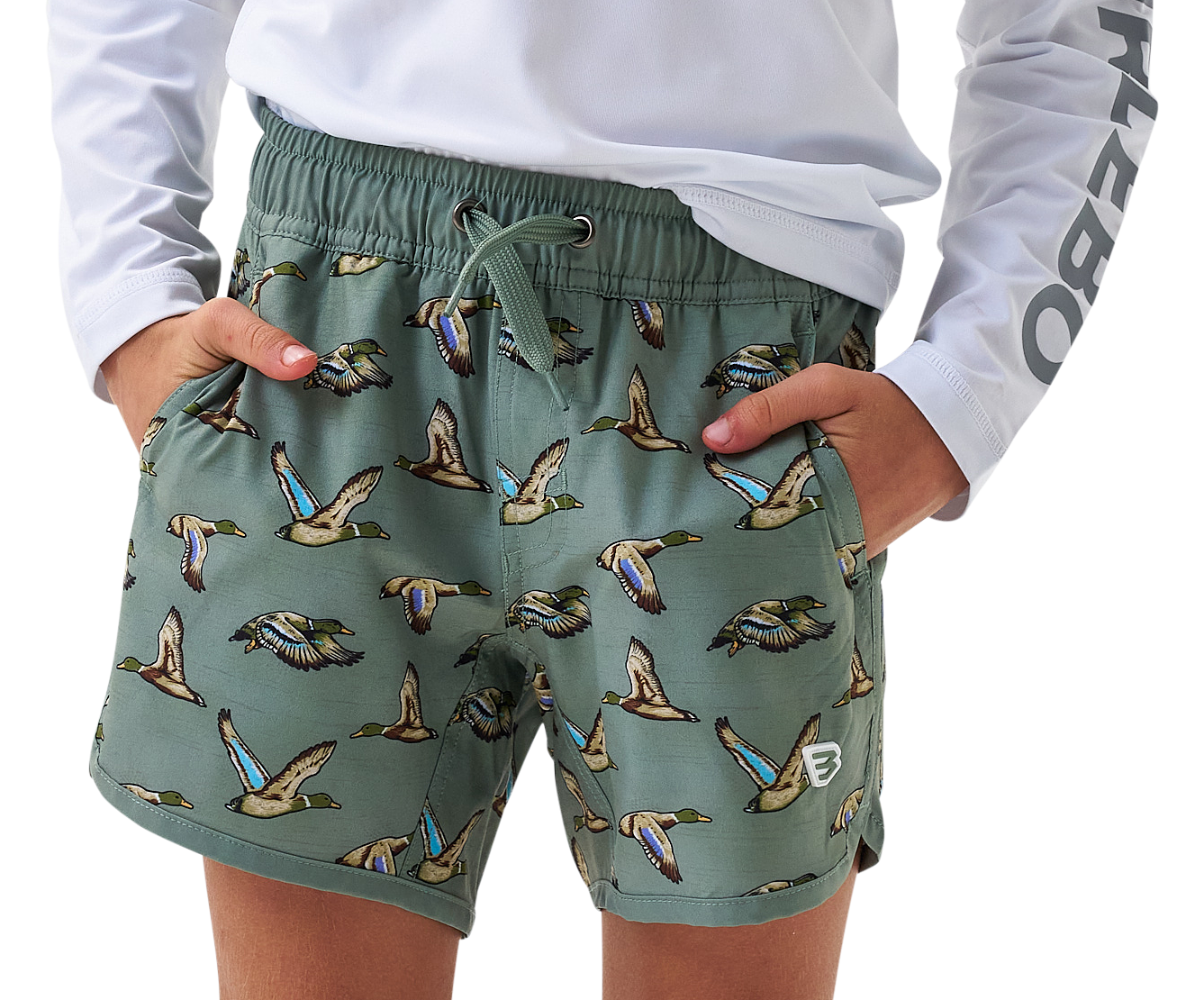 BURLEBO Swim Trunks for Kids