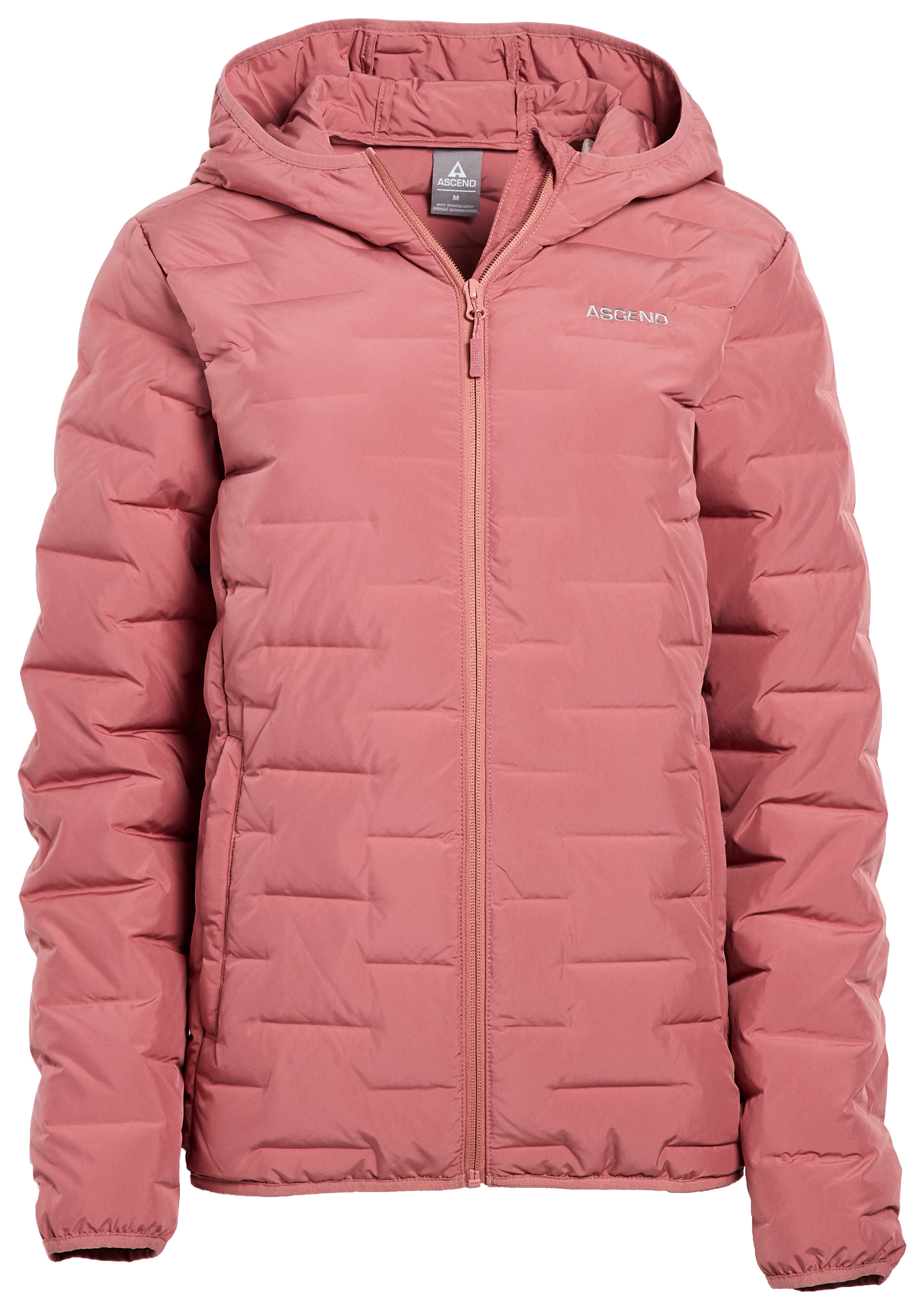 Image of Ascend Explore More Performance Hooded Down Jacket - Withered Rose