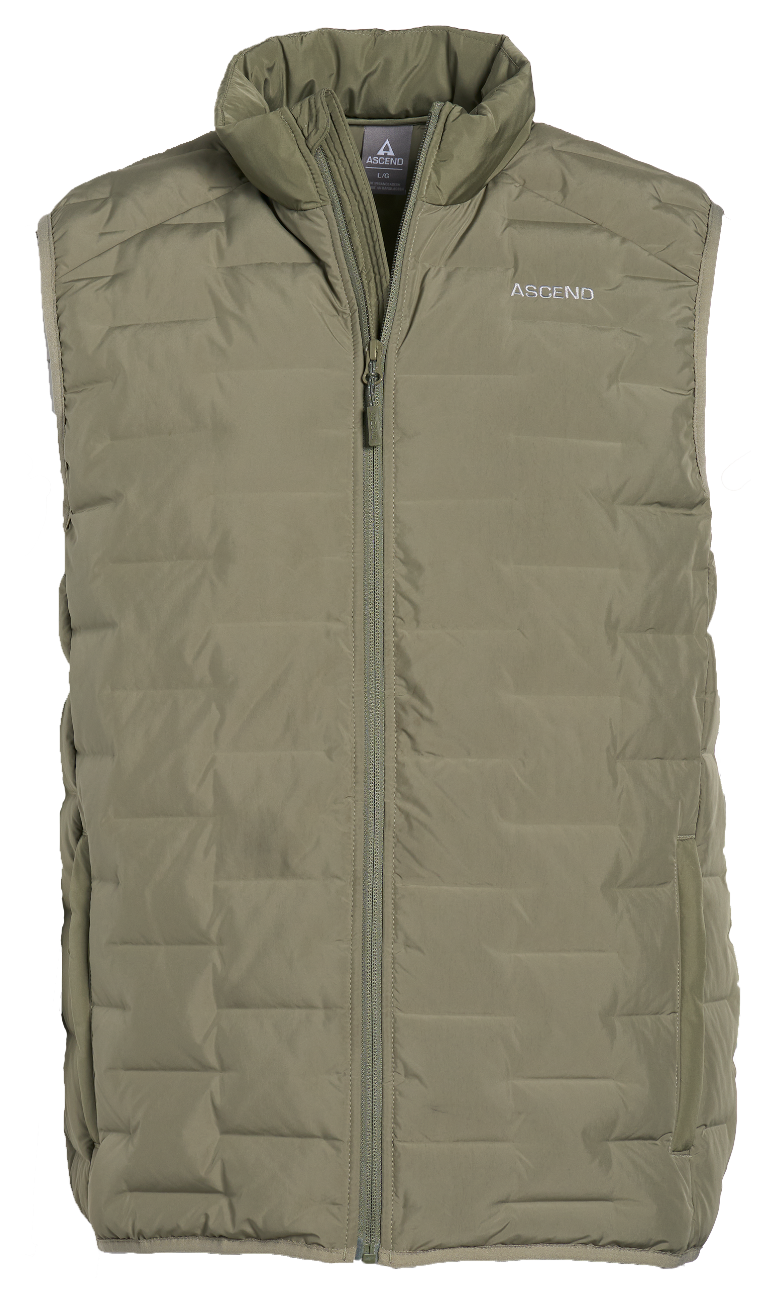Image of Ascend Explore More Performance Full-Zip Down Vest - Deep Lichen Green