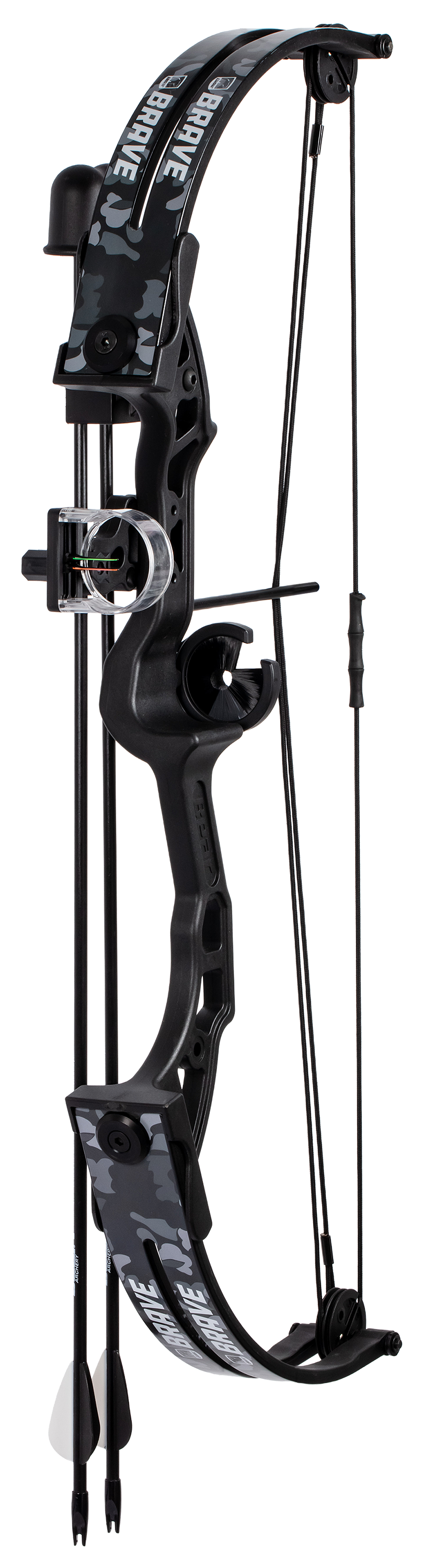 Image of Bear Archery Brave Youth Compound Bow - 25 lbs. - Right Hand - Fred Bear Black