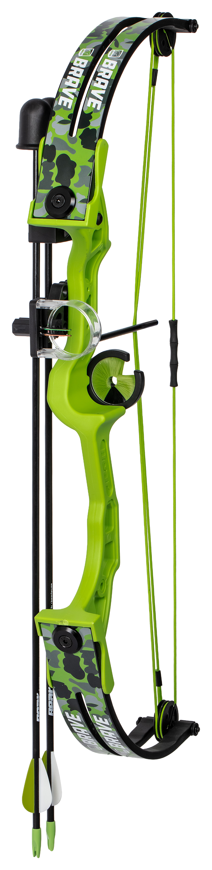 Image of Bear Archery Brave Youth Compound Bow - 25 lbs. - Right Hand - Fred Bear Electric