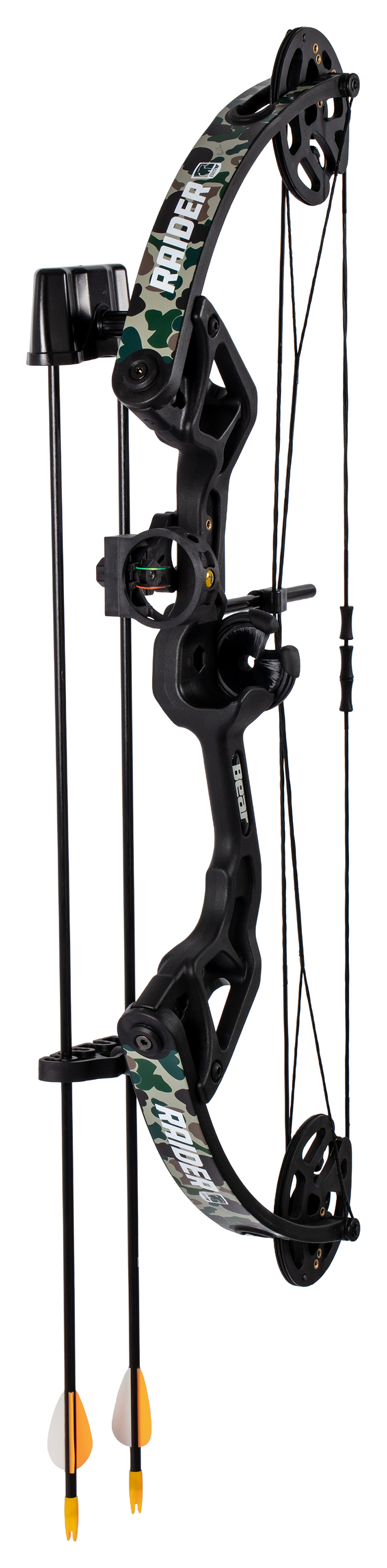 Image of Bear Archery Raider Youth Compound Bow - 6-29 lbs. - Right Hand - Fred Bear Tan