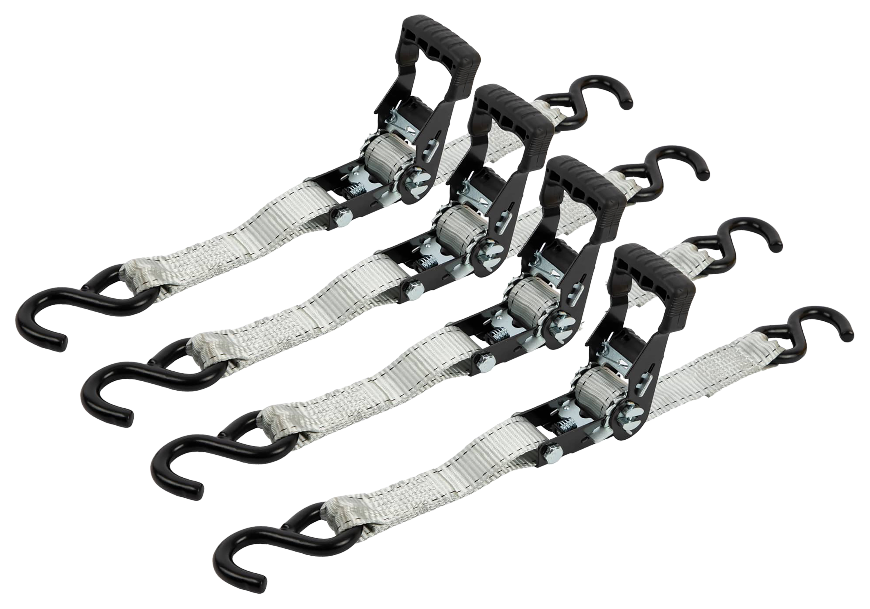 Image of Erickson Heavy-Duty Ratcheting Tie-Downs - 4 Pack