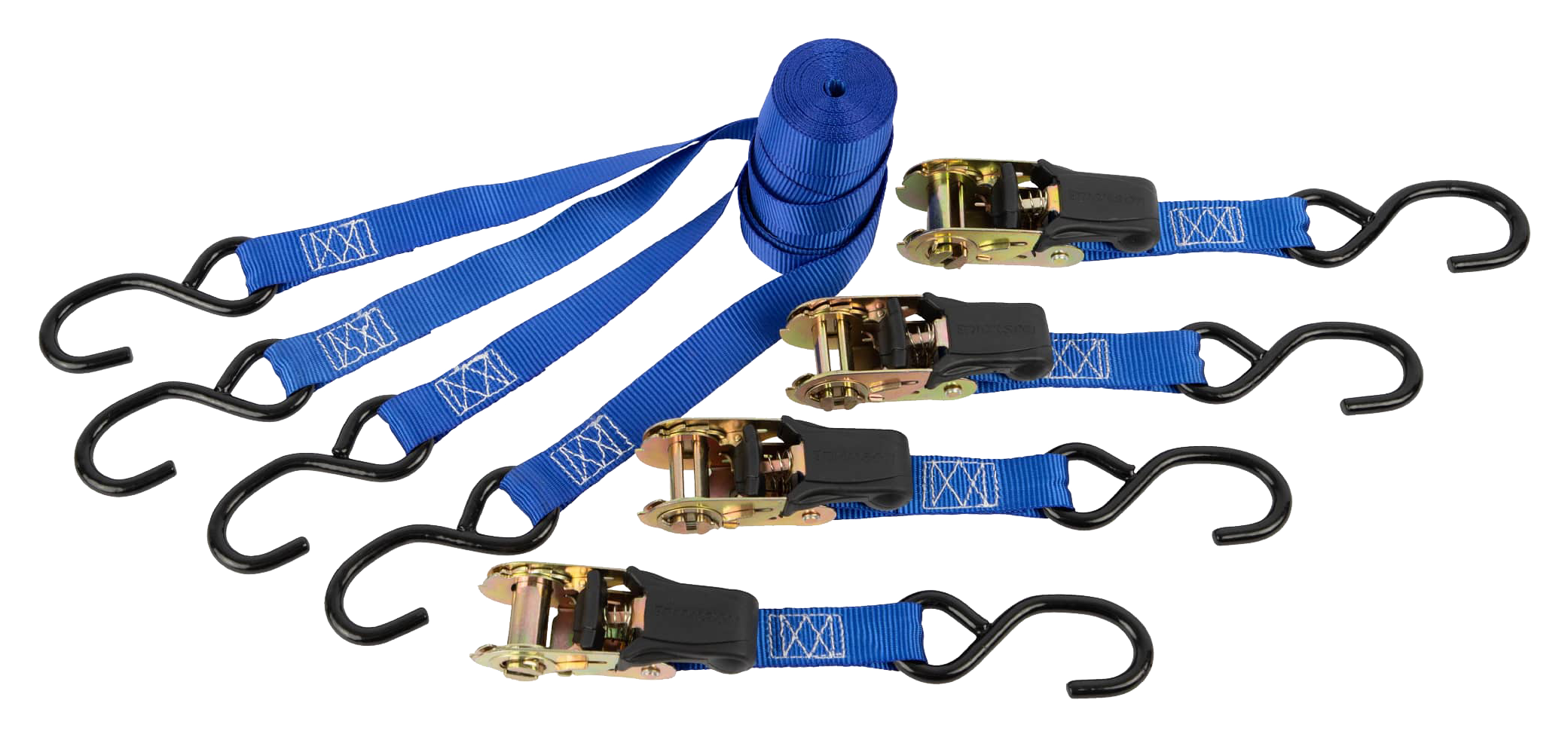 Image of Erickson 1,200-Lb. Rubber-Handle Ratchet Strap 4-Pack