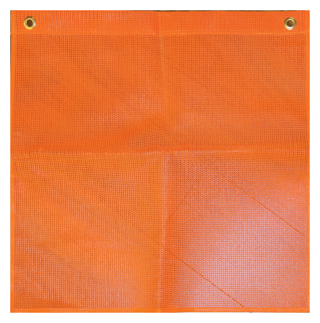 Image of Erickson Fluorescent Mesh Safety Flag with Brass Grommets - Fluorescent Orange