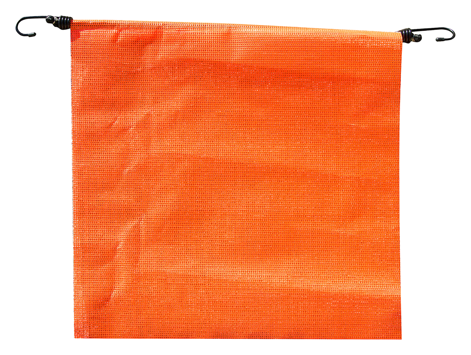 Image of Erickson 18'' Mesh Safety Flag with Bungee - Orange
