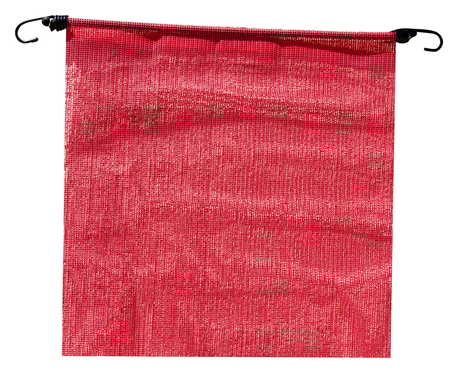 Image of Erickson 18'' Mesh Safety Flag with Bungee - Red