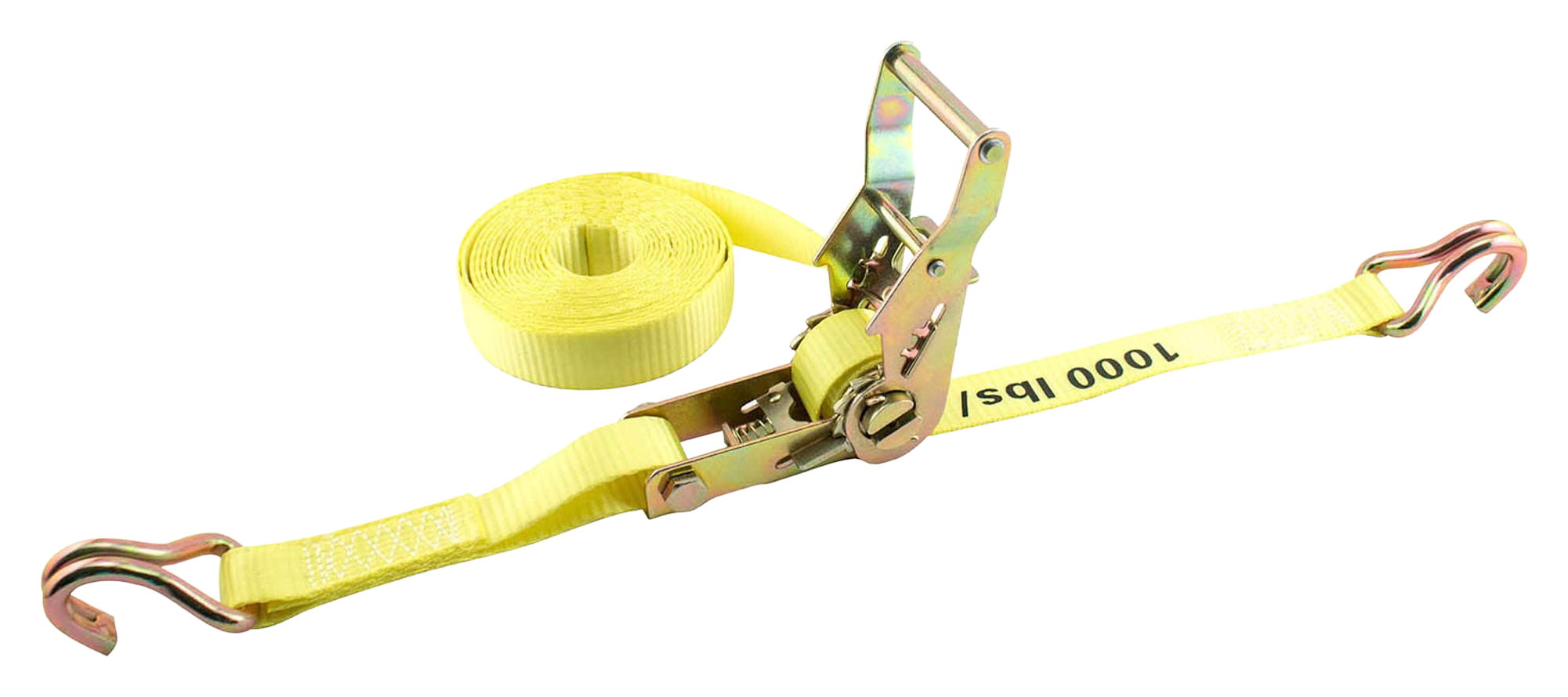 Image of Erickson 3,000-Lb. Ratchet Strap with Double-J Hooks