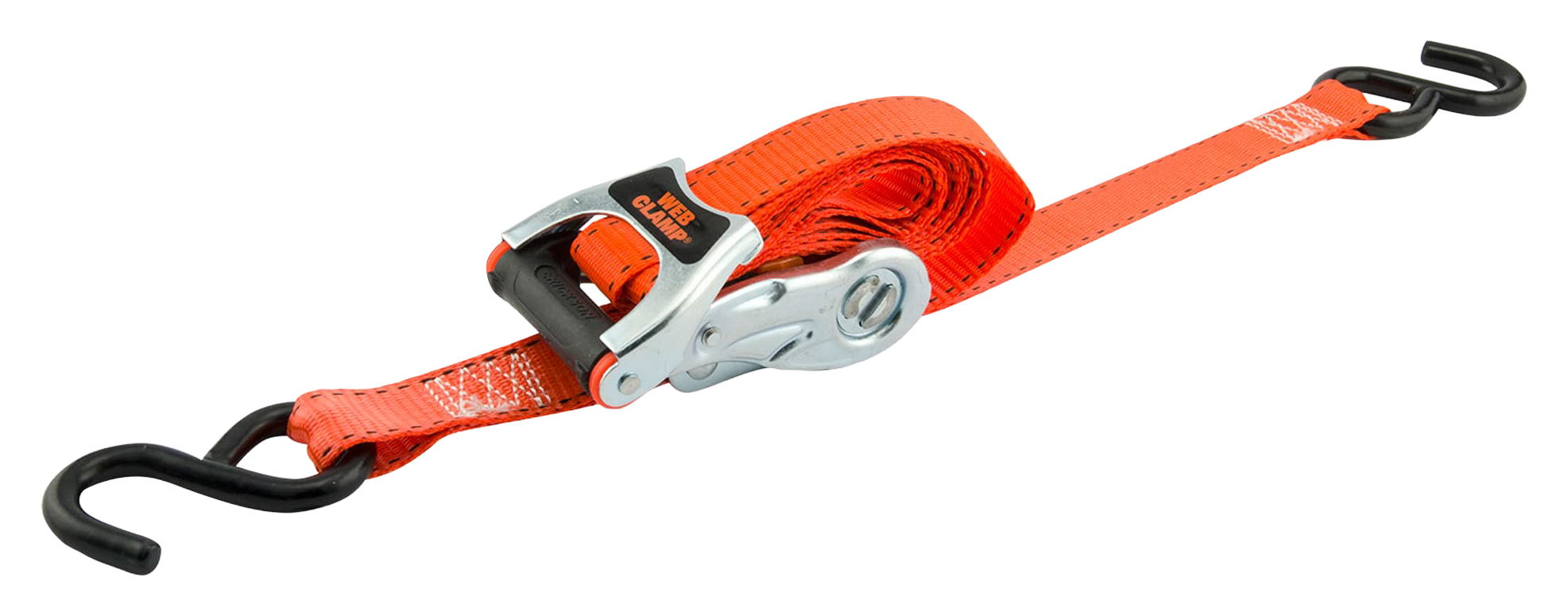 Image of Erickson 1,500-Lb. Ratchet Strap with Web Clamp 4-Pack