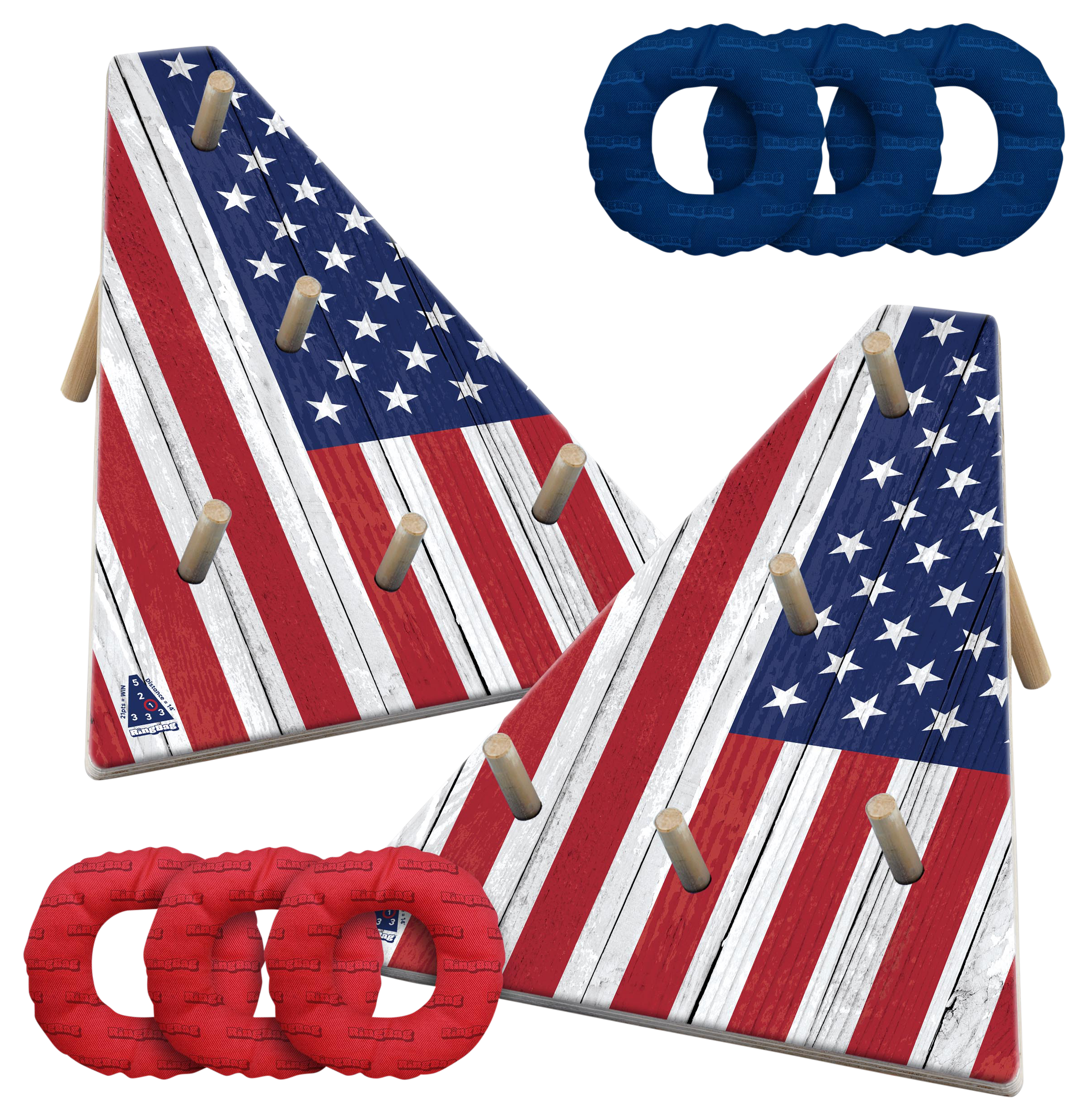 Image of You The Fan Stars and Stripes Ringbag Game