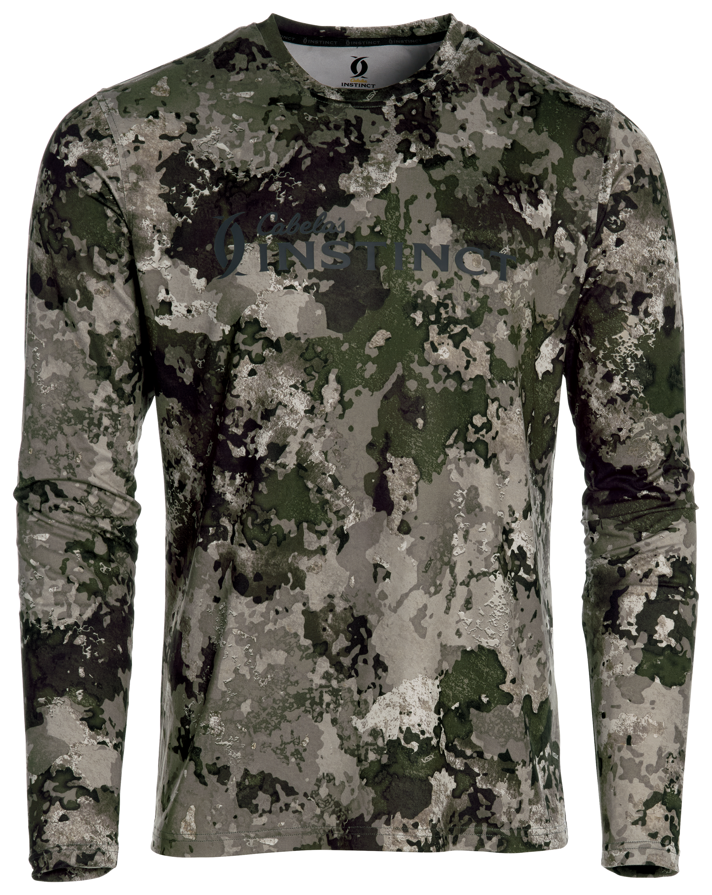 Image of Cabela's Instinct Logo Long-Sleeve Performance T-Shirt - TrueTimber VSX