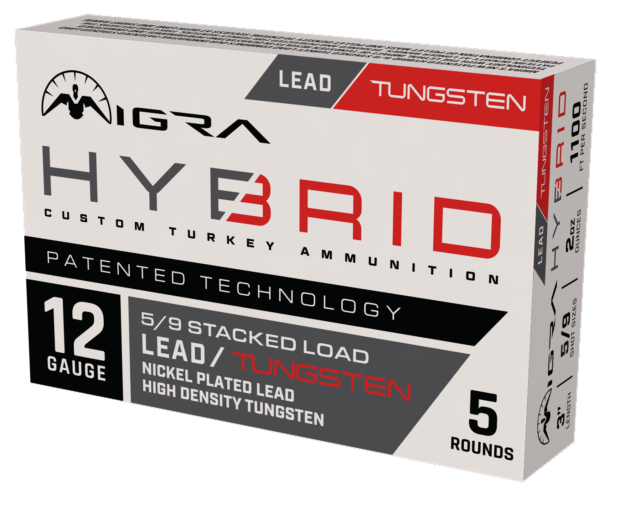 Image of Migra Hybrid Stacked Load 12-Gauge 3'' 2 oz. Shotshells