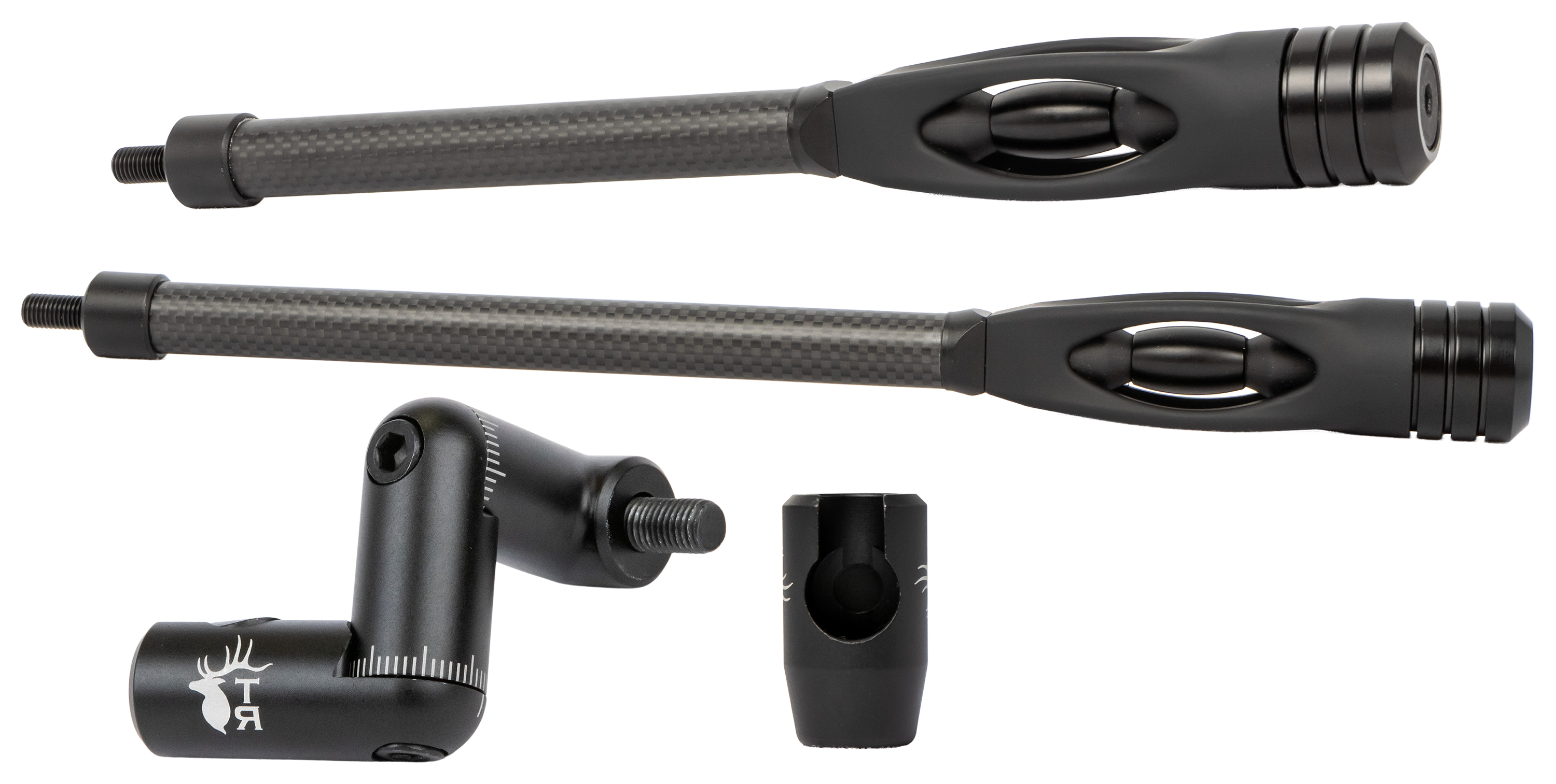 Image of Trophy Ridge Seismic Bow Stabilizer Combo - Black - 10'' & 12''