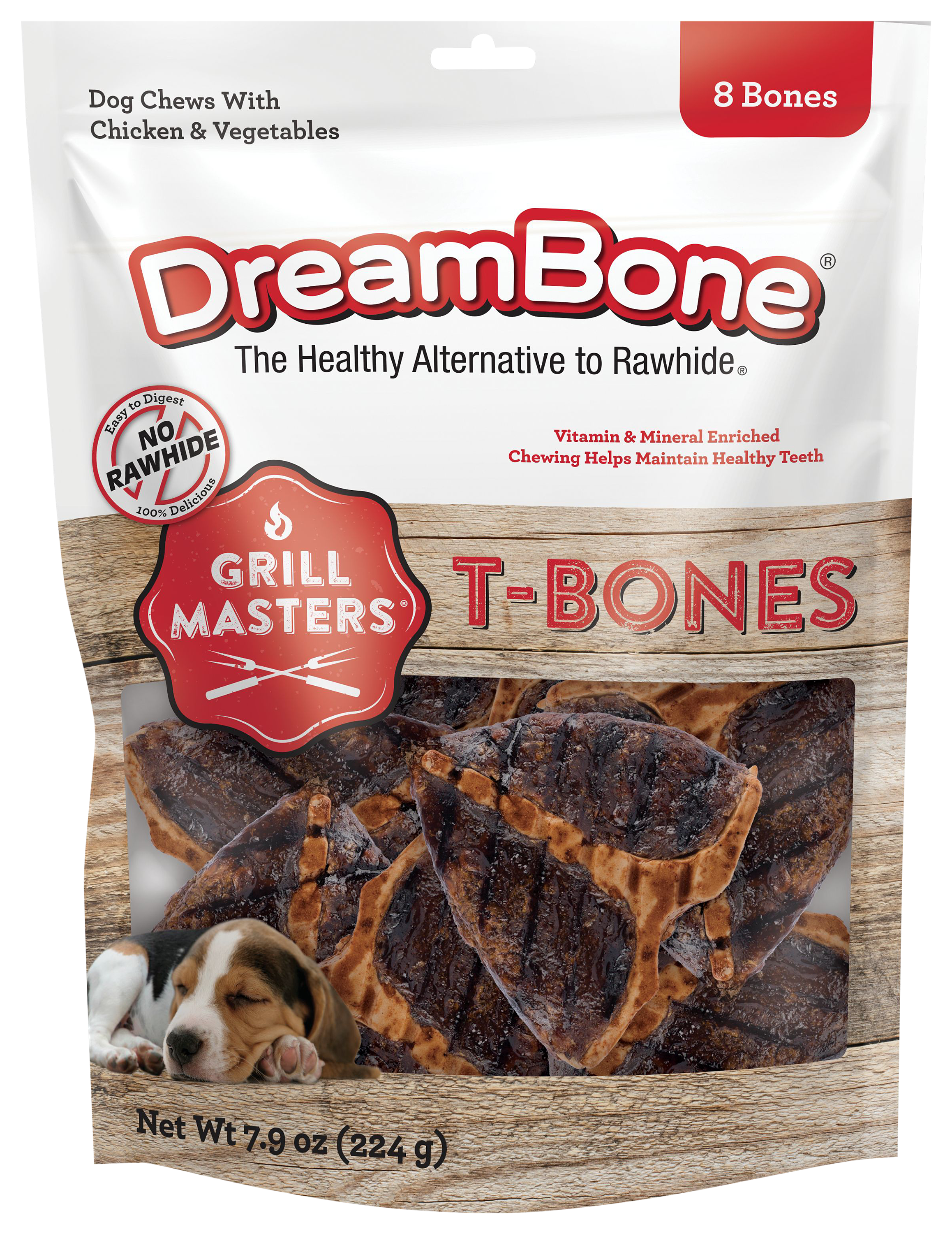 Image of DreamBone Grill Masters T-Bone Dog Treats