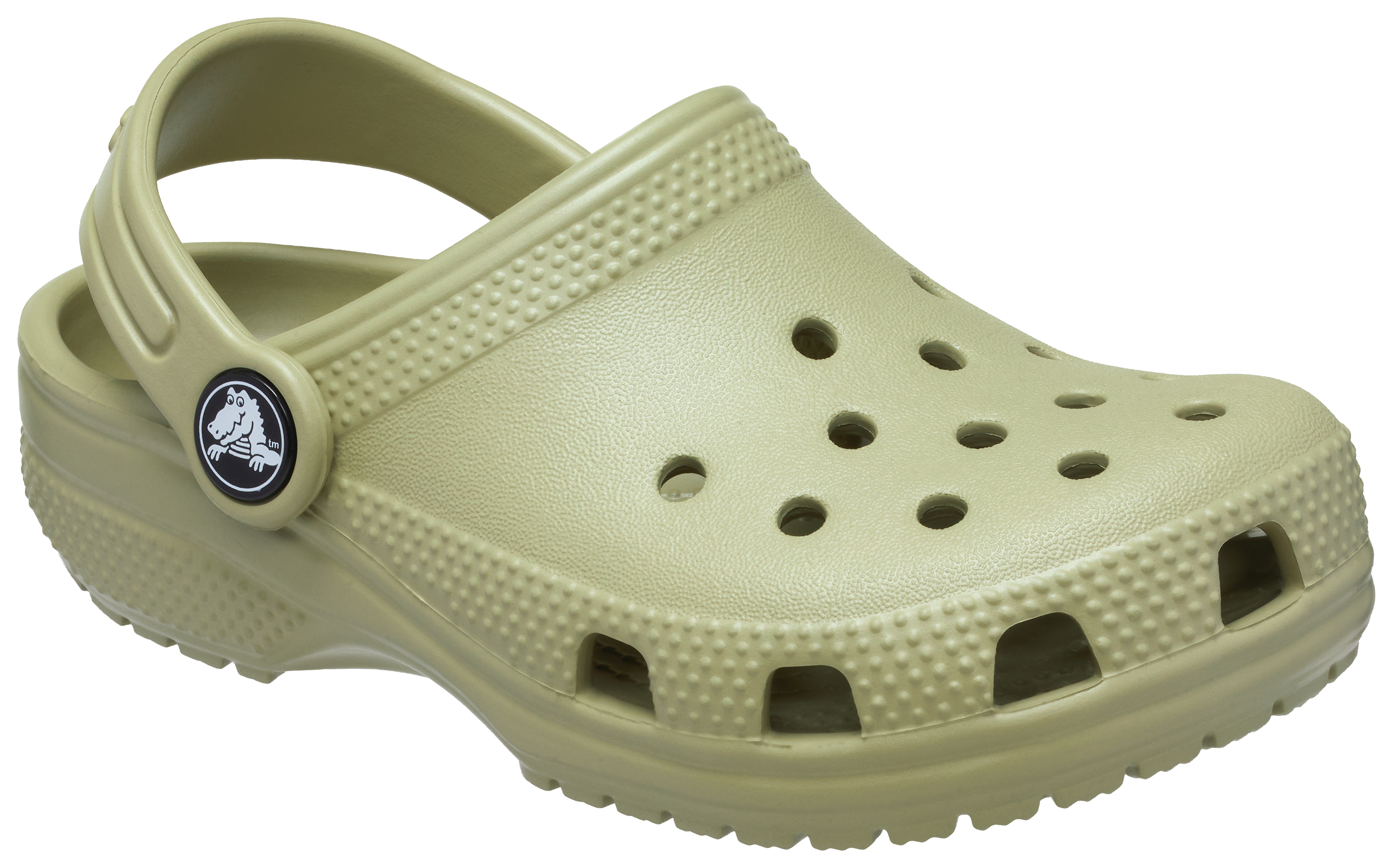 Image of Crocs Classic Clogs for Toddlers - Tac Green