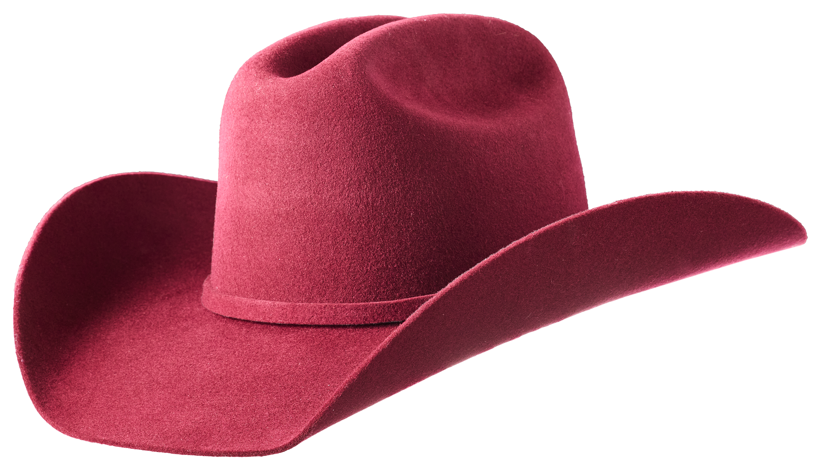 RedHead Ranch Felt Western Hat - Burgundy