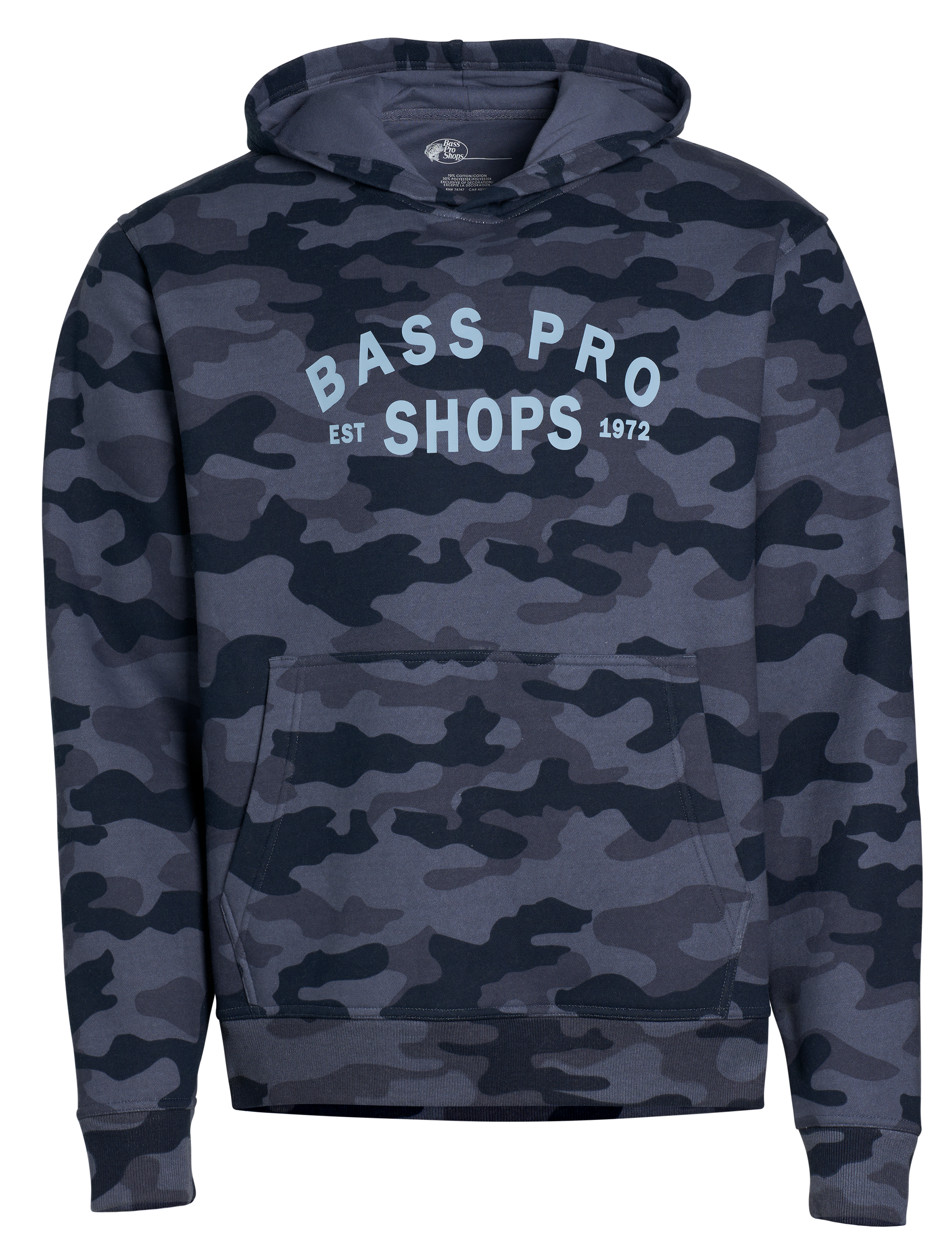 Image of Bass Pro Shops Heavyweight Hoodie - Navy Camo