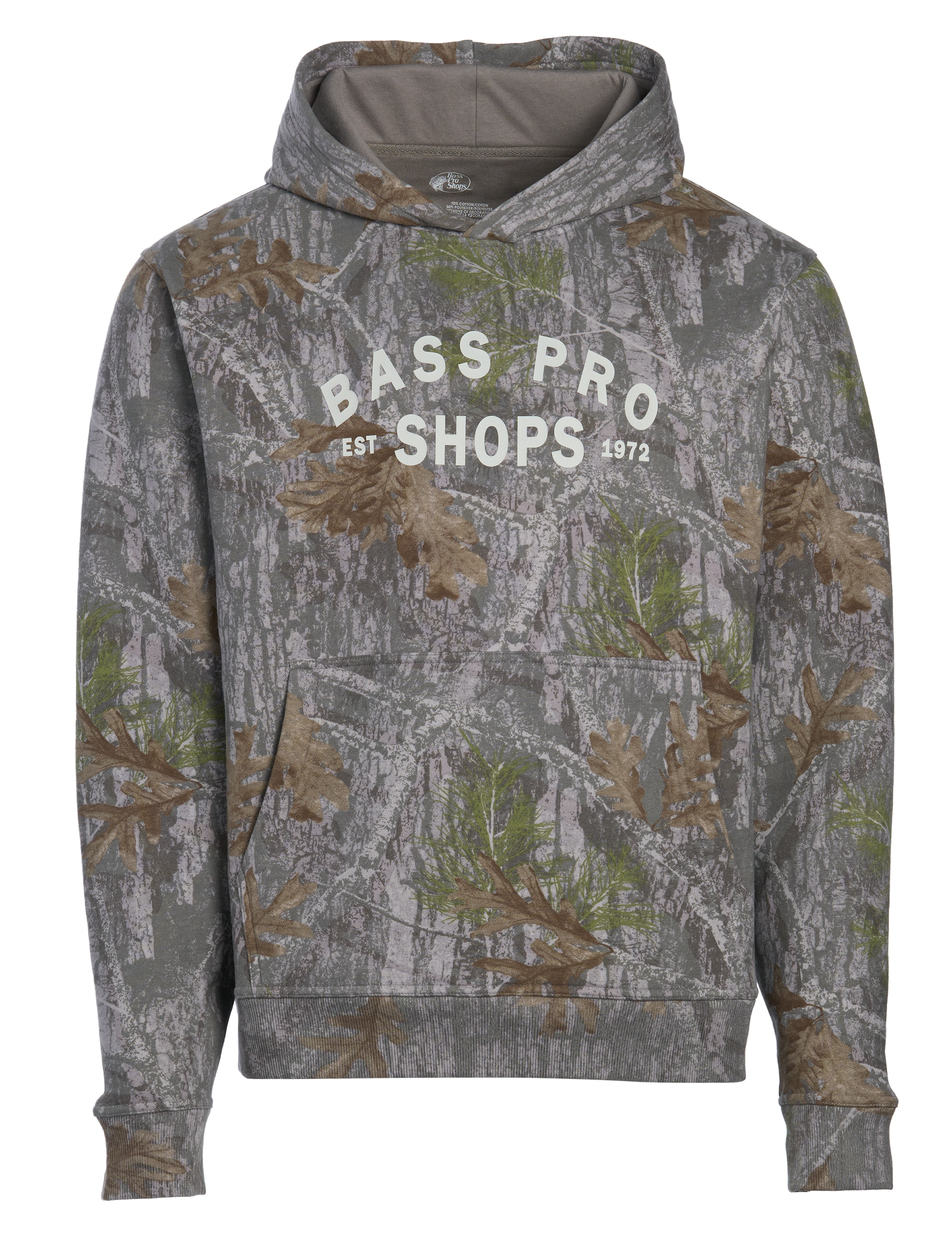 Image of Bass Pro Shops Heavyweight Hoodie - Faded Dark Camo