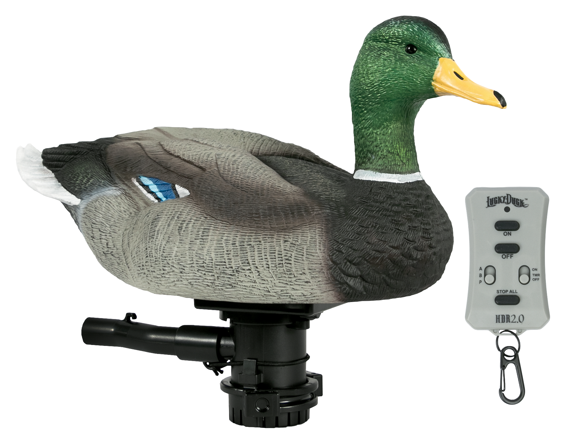 LUCKY DUCK Swimmer 2.0 Motorized Duck Decoy with Remote 2.0