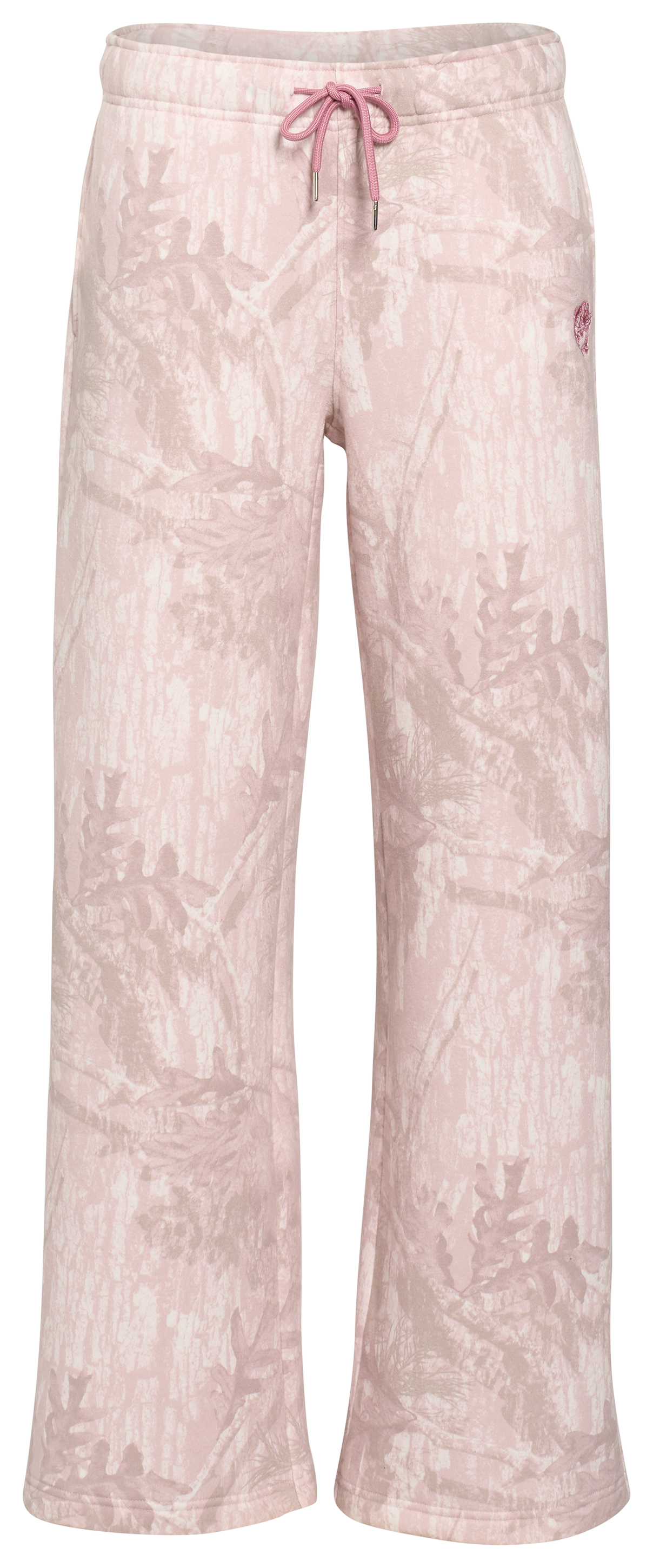 Image of Bass Pro Shops Wide Leg Sweatpants - Pink Camo