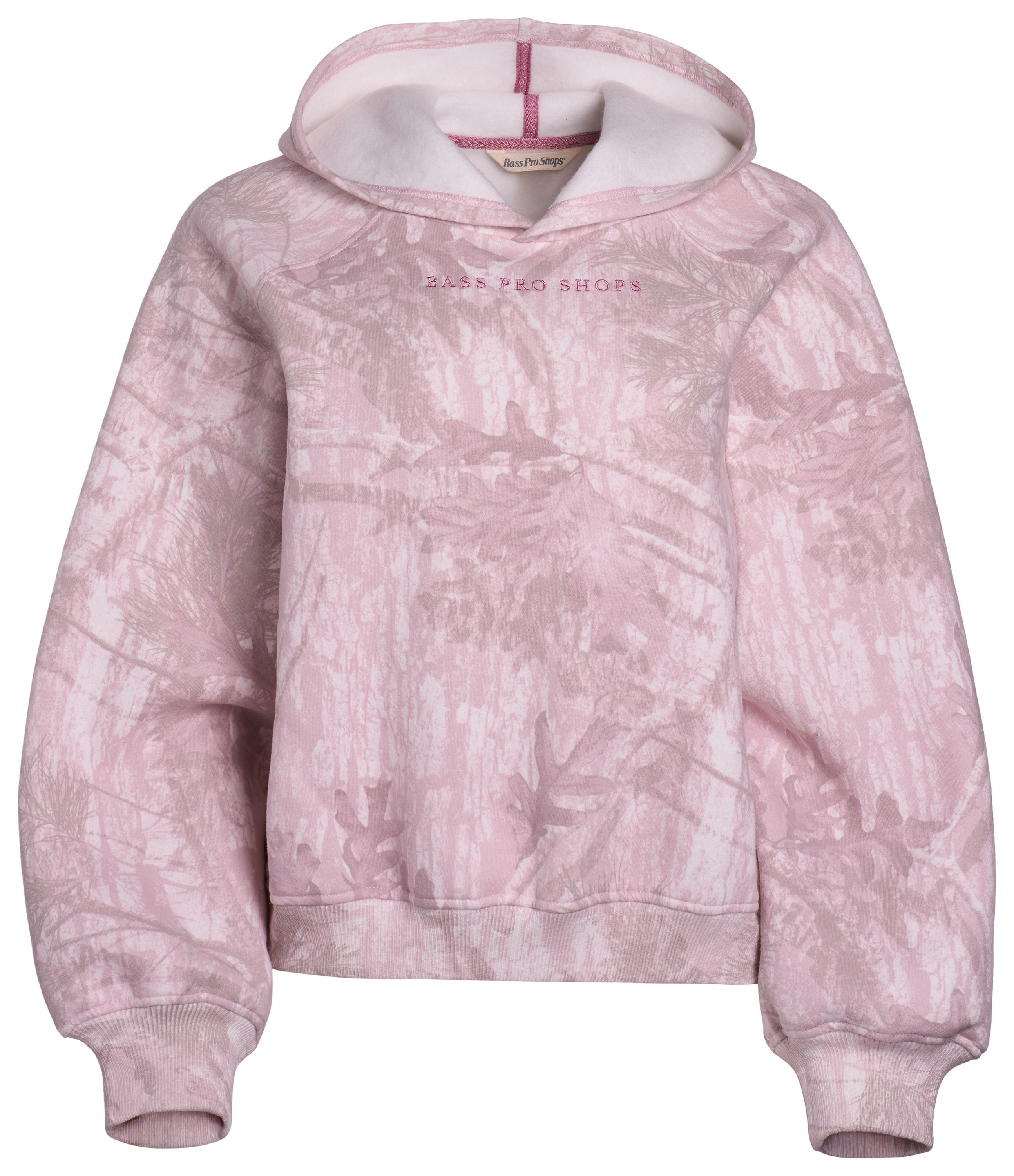 Bass Pro Shops Balloon-Sleeve Hoodie - Foxglove Camo