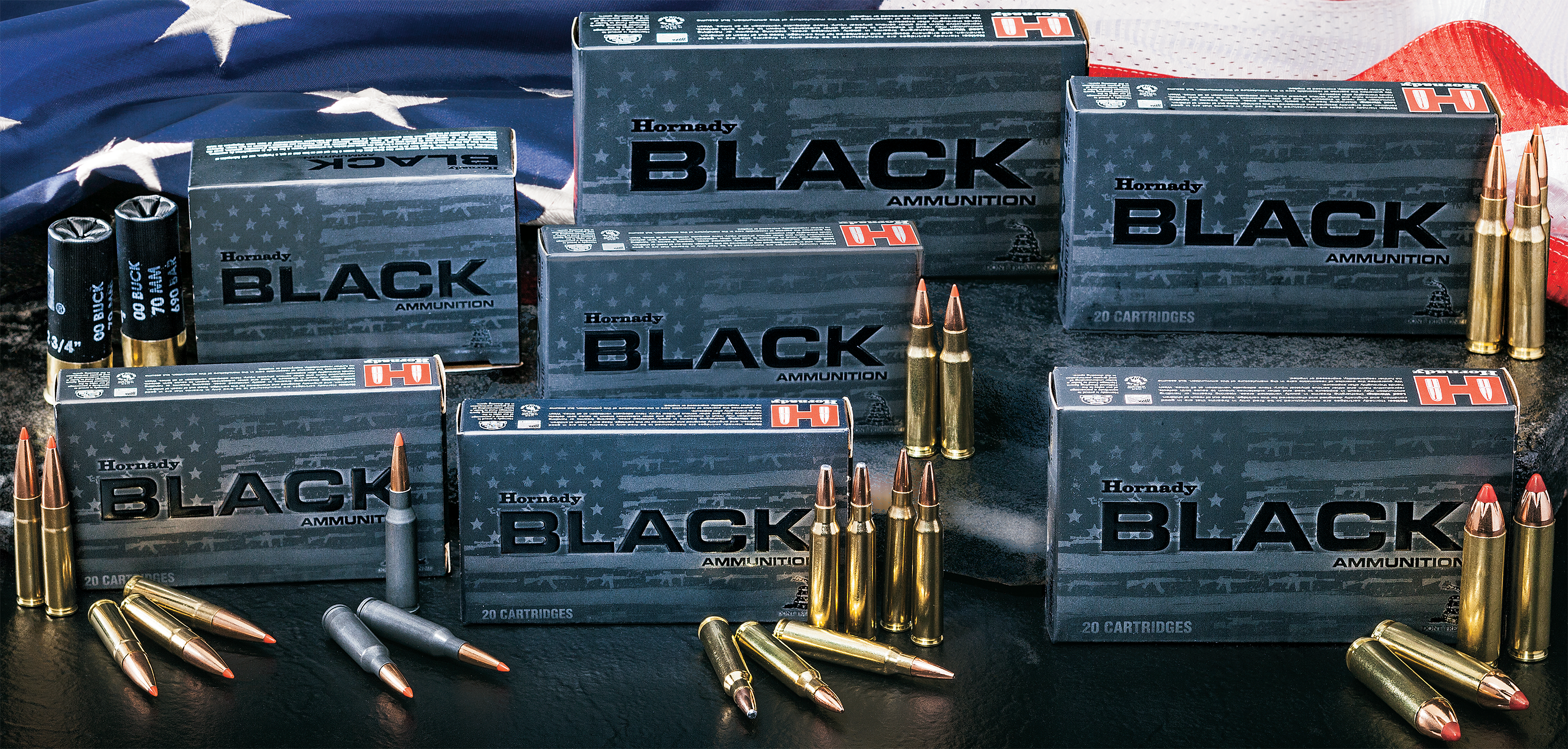 Image of Hornady BLACK 6.8mm SPC 110 Grain Centerfire Rifle Ammo