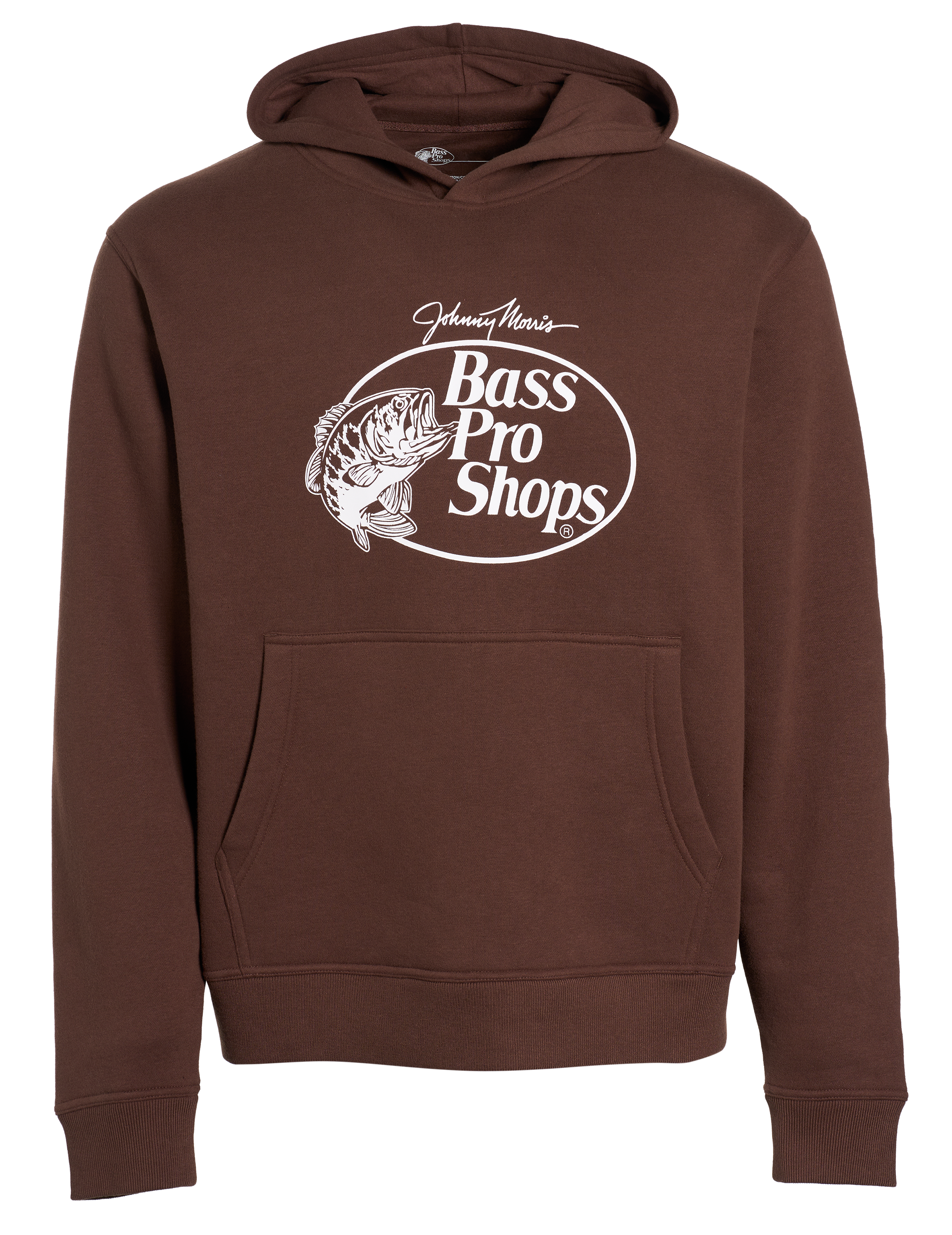 Image of Bass Pro Shops Wash Original Logo Hoodie - Brown