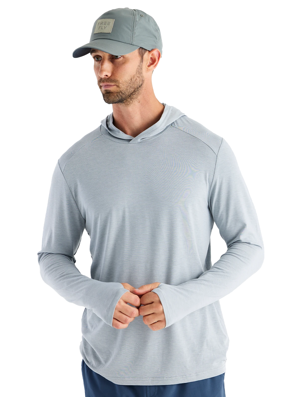 Image of Free Fly Bamboo Shade Hoodie - Aspen Grey