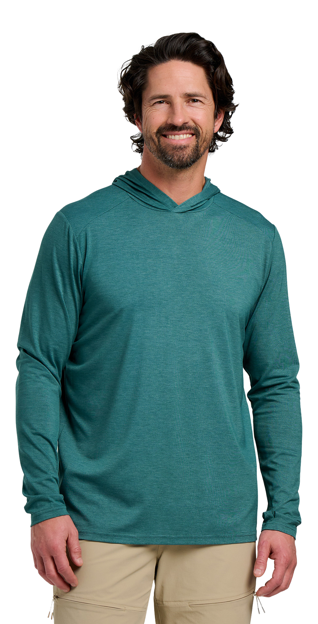 Image of Free Fly Bamboo Shade Hoodie - Sea Pine