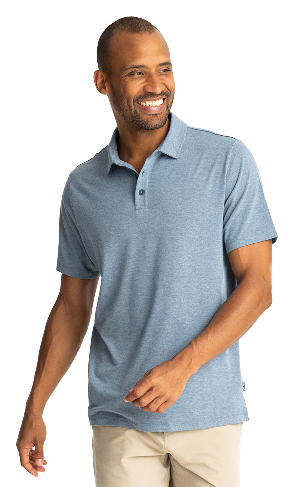 Image of Free Fly Bamboo Flex Polo II Short-Sleeve Shirt - Deepwater