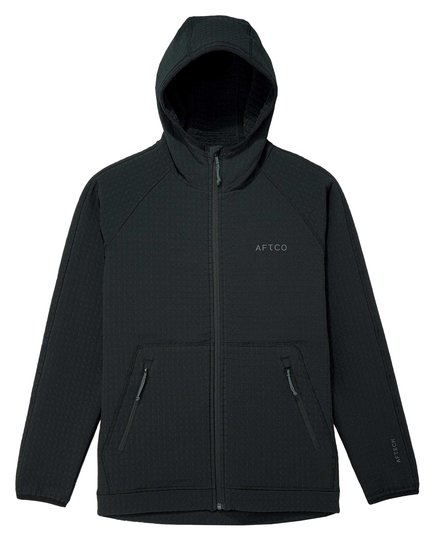 Image of AFTCO Armorloft Full-Zip Long-Sleeve Hoodie for Women - Black - XS