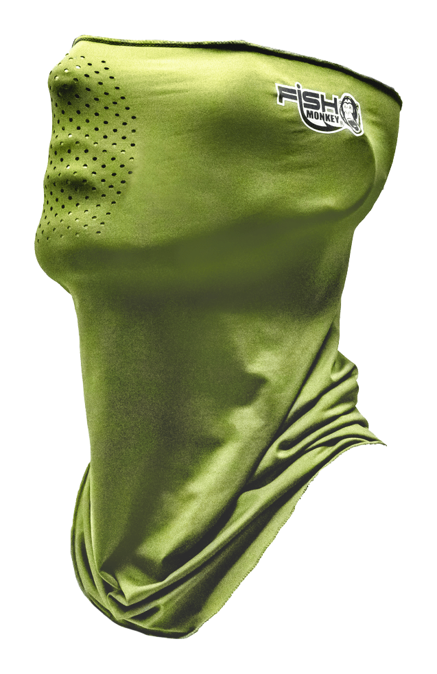 Image of Fish Monkey Flare Performance Face Guard - Sage