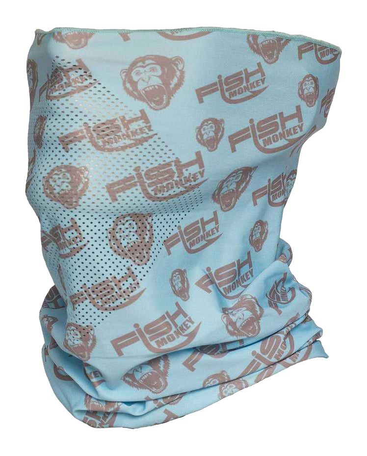 Image of Fish Monkey Flare Performance Face Guard - Light Blue