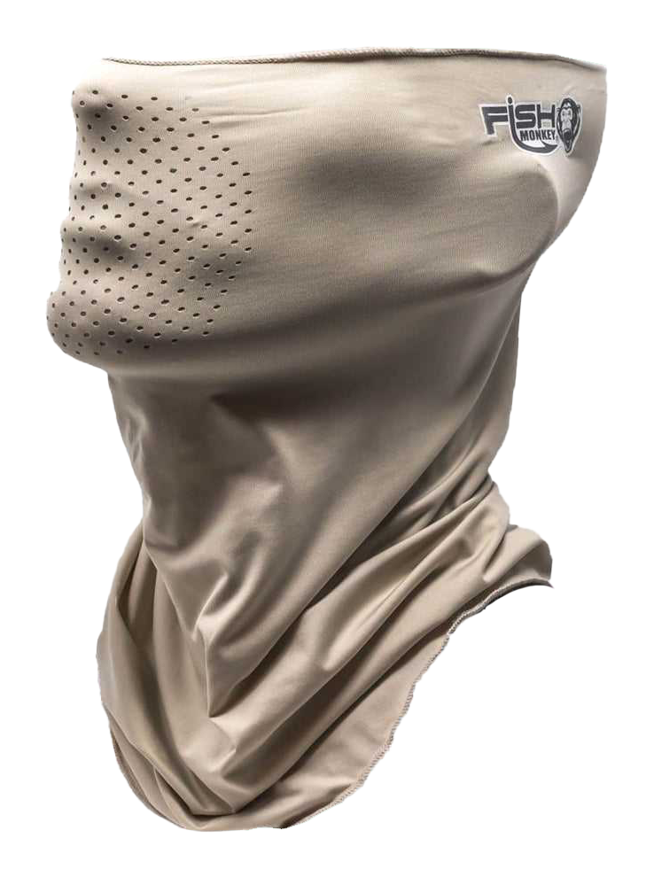 Image of Fish Monkey Flare Performance Face Guard - Light Grey