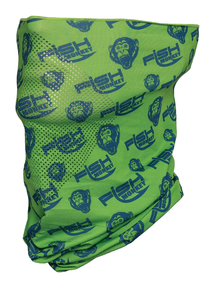 Image of Fish Monkey Flare Performance Face Guard - Neon Green