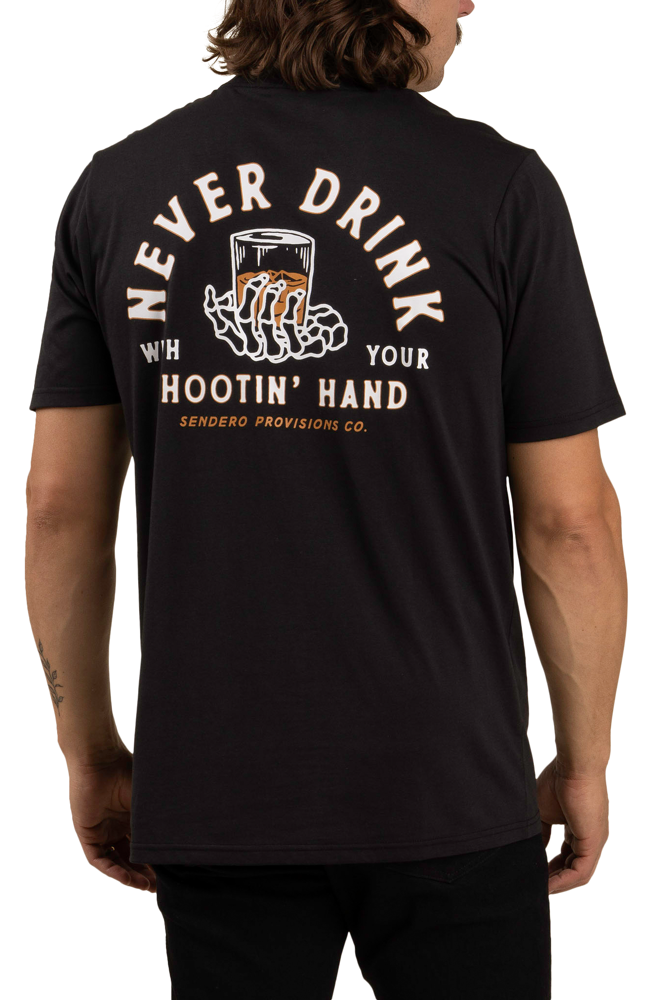 Image of Sendero Shootin' Hand Short-Sleeve T-Shirt - Black