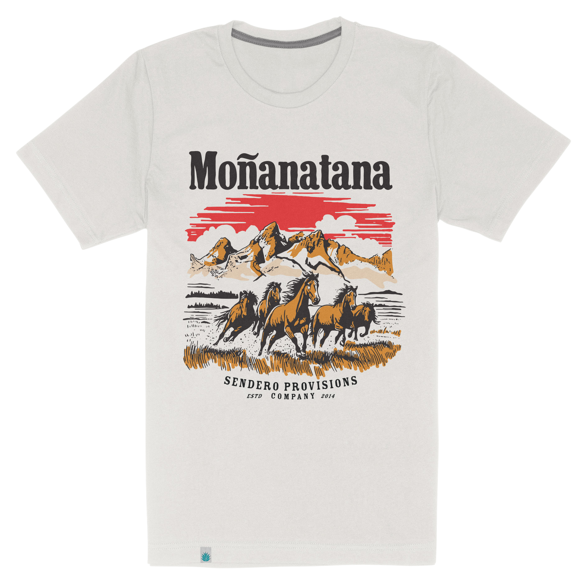 Image of Sendero Monanatana Short-Sleeve T-Shirt - Vintage White