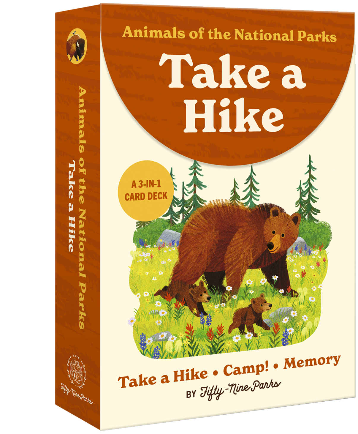 Image of Animals of the National Parks Take A Hike Card Deck by Fifty-Nine Parks