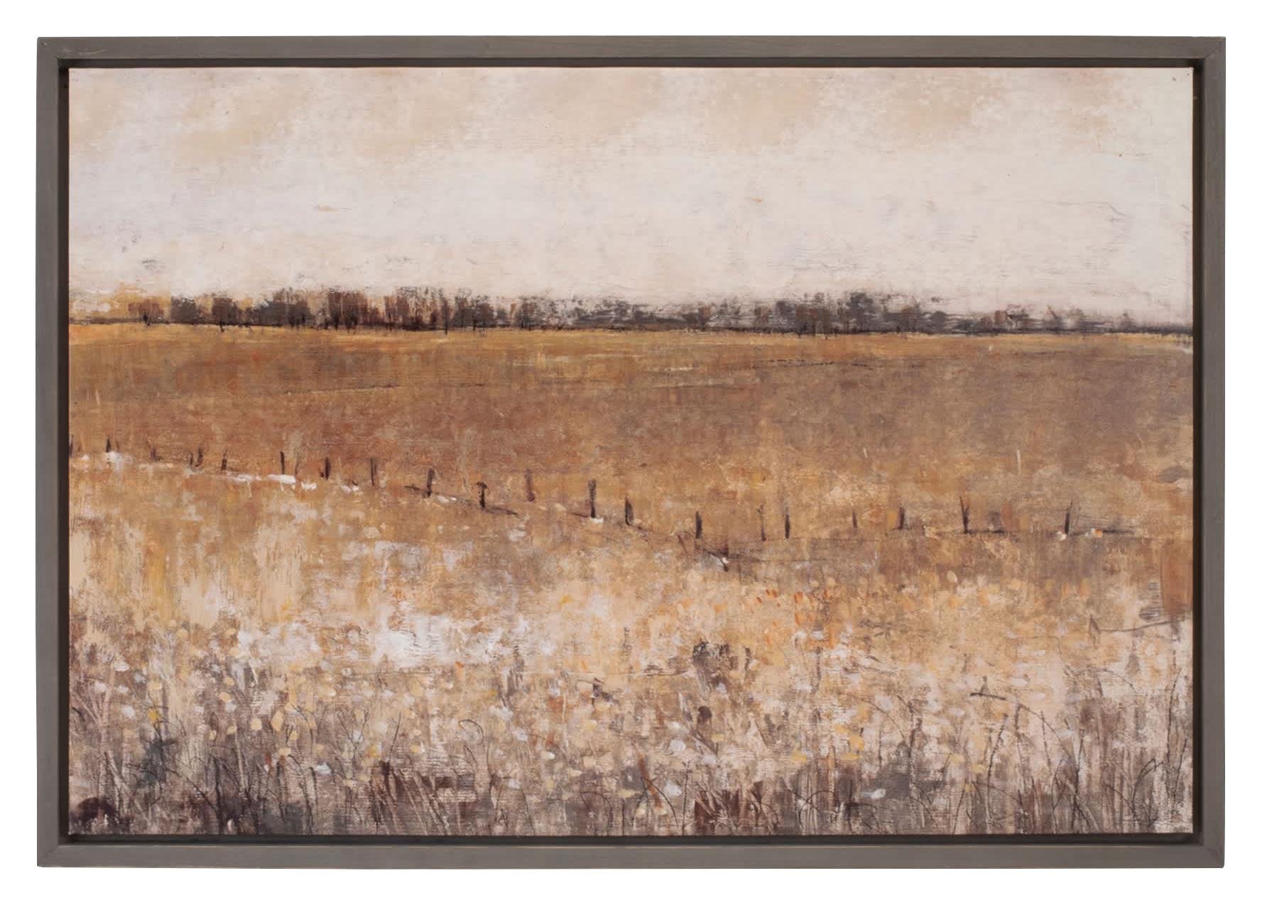 Image of Melrose International Framed Landscape Canvas Art